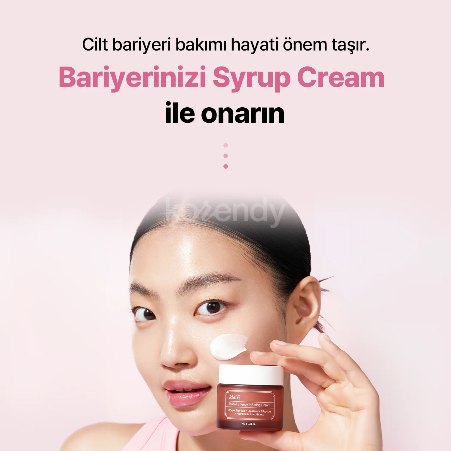 Klairs - Maple Energy Infusing Cream (Kırışıklık Sarkma Karşıtı 3 Çeşit Peptitli Lifting Krem)
