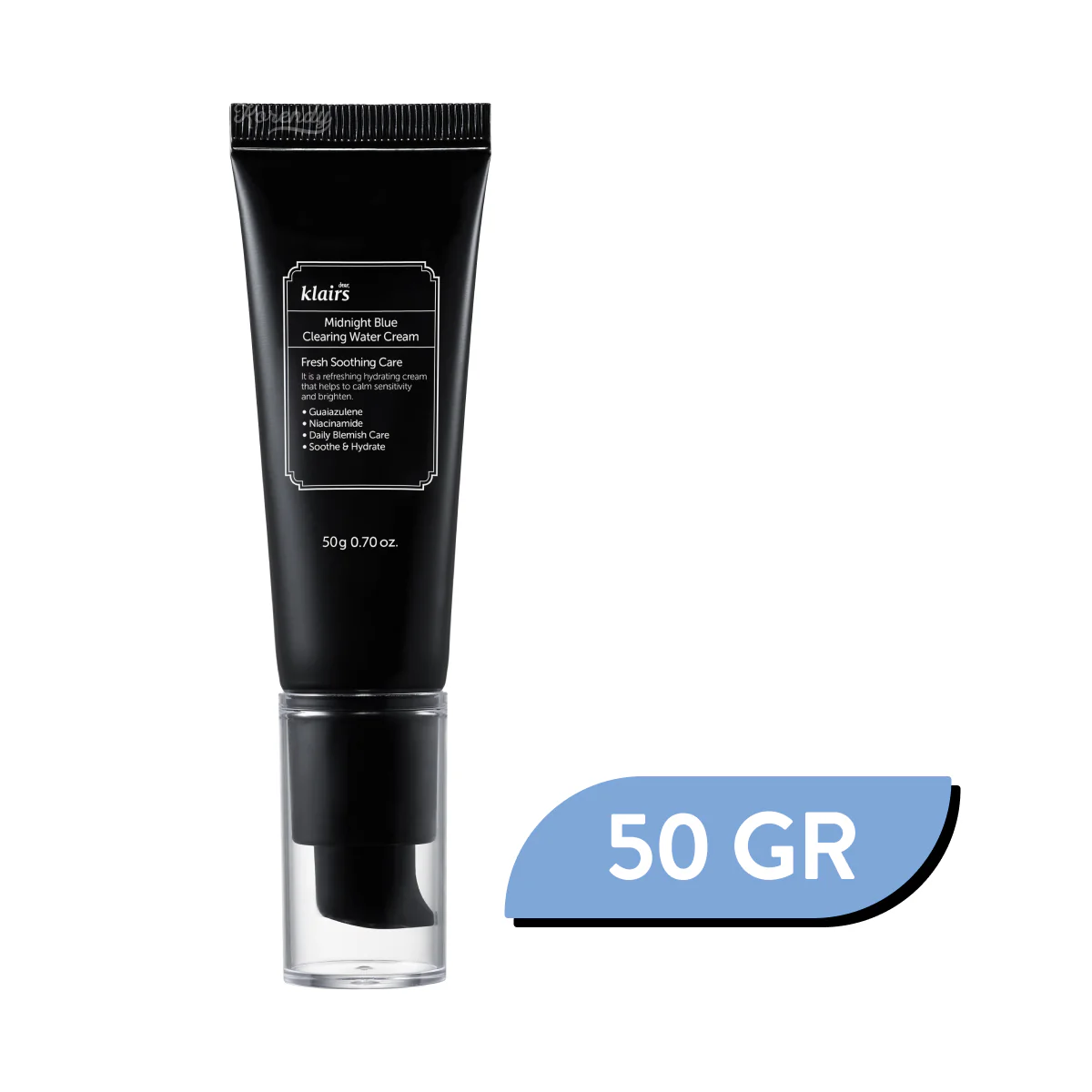 Klairs - Midnight Blue Clearing Water Cream (Leke ve Stres Karşıtı Isı Düşürücü Papatya Sulu Krem) - Image 3