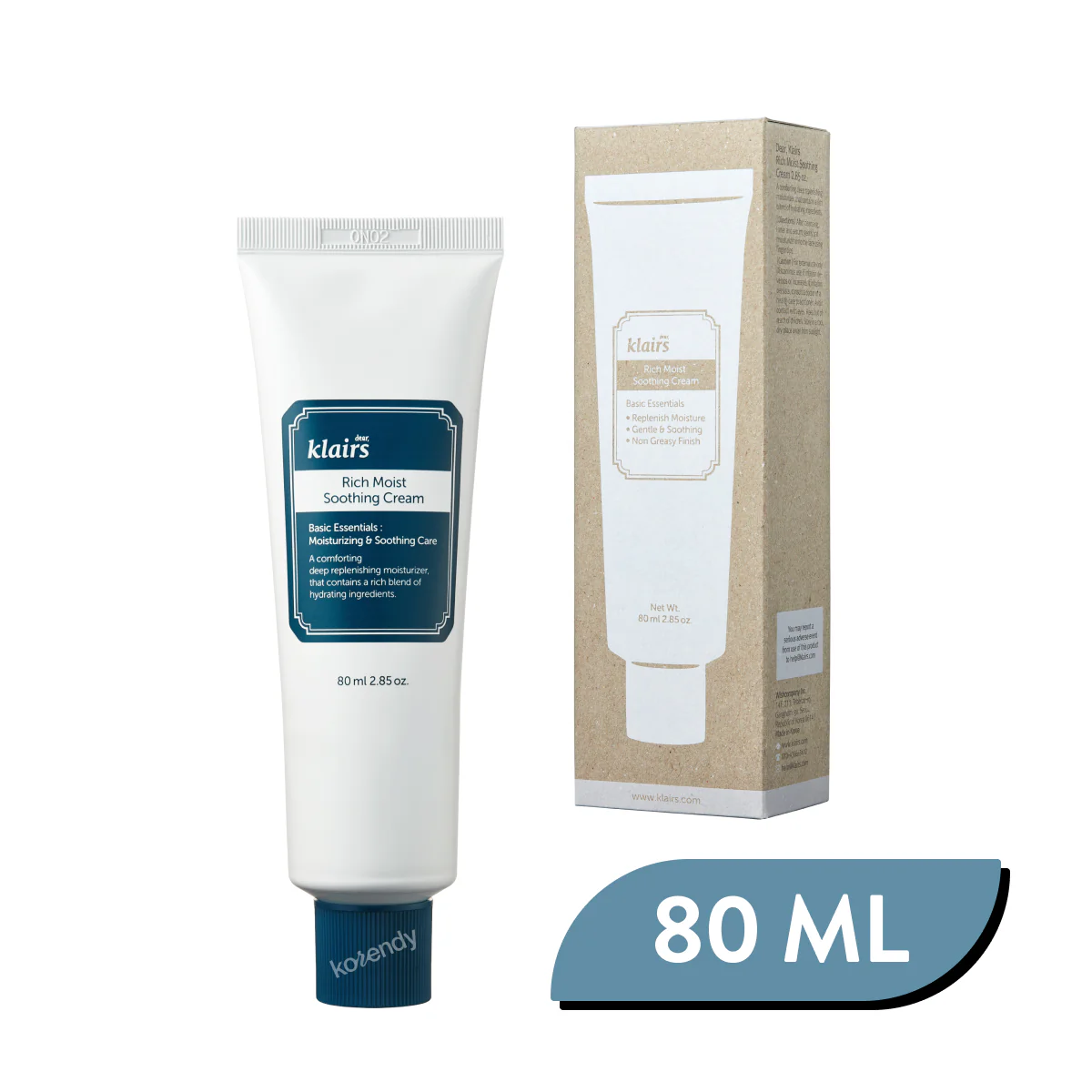 Klairs - Rich Moist Soothing Cream (Hassas Cilt Nemlendirici Kremi) - Image 3