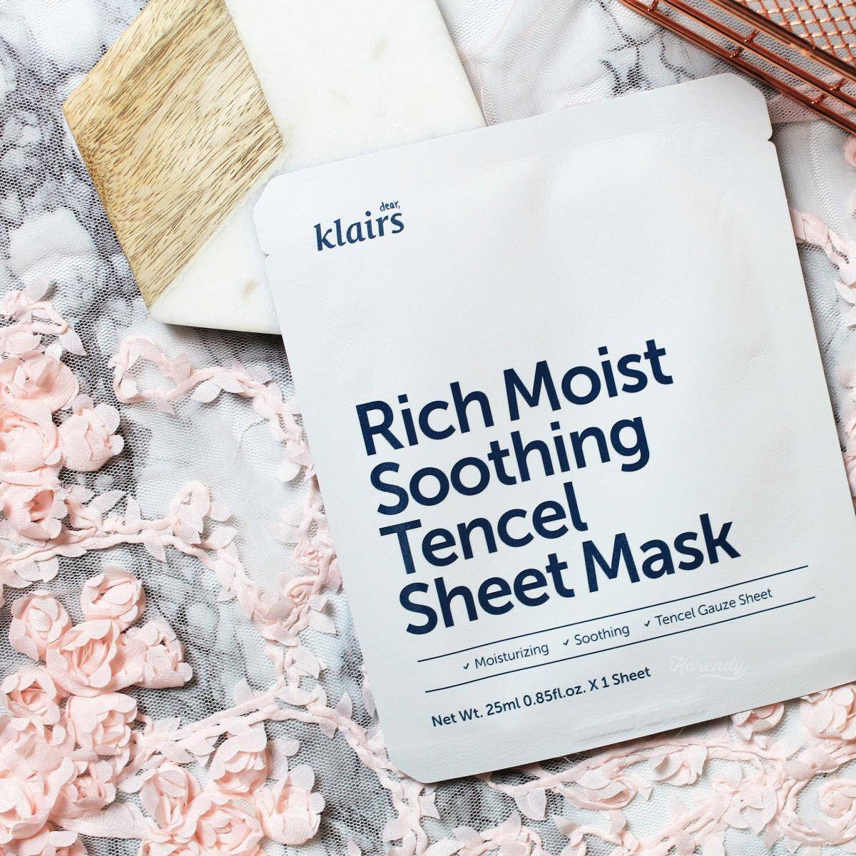Klairs - Rich Moist Soothing Tencel Sheet Mask 25ml - Image 3