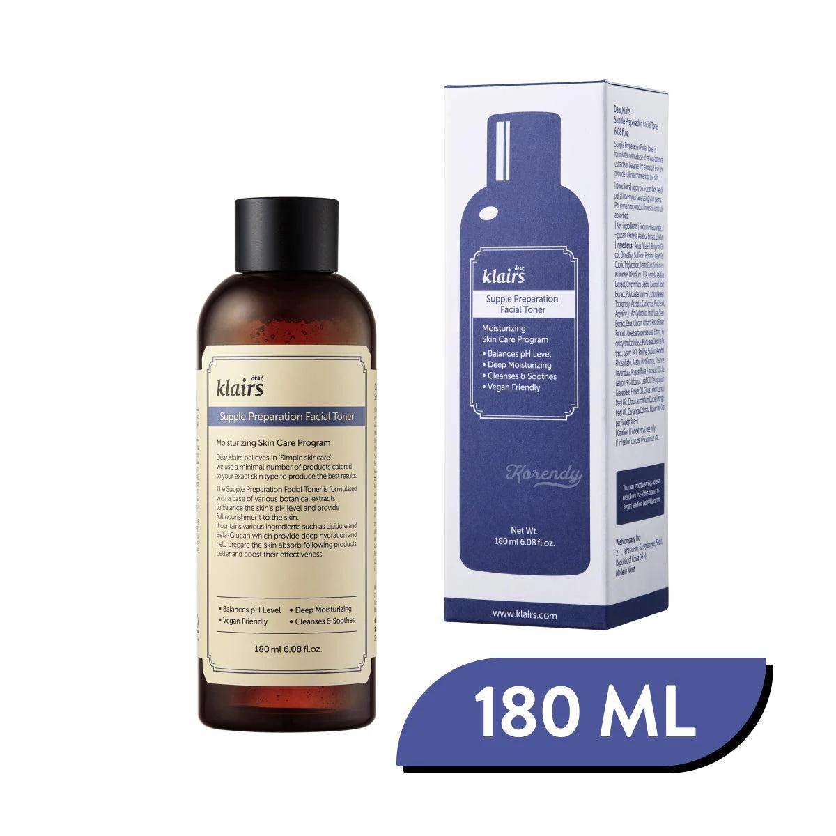 Klairs - Supple Preparation Facial Toner (pH Dengeleyici Besleyici Tonik) - Image 3