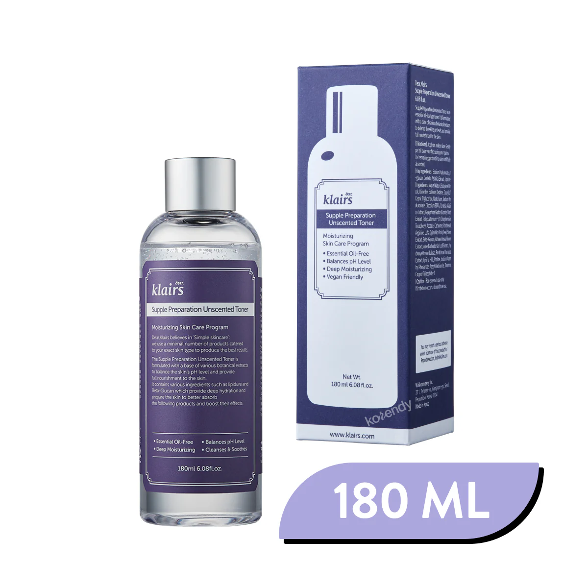 Klairs - Supple Preparation Facial Unscented Toner - Image 3