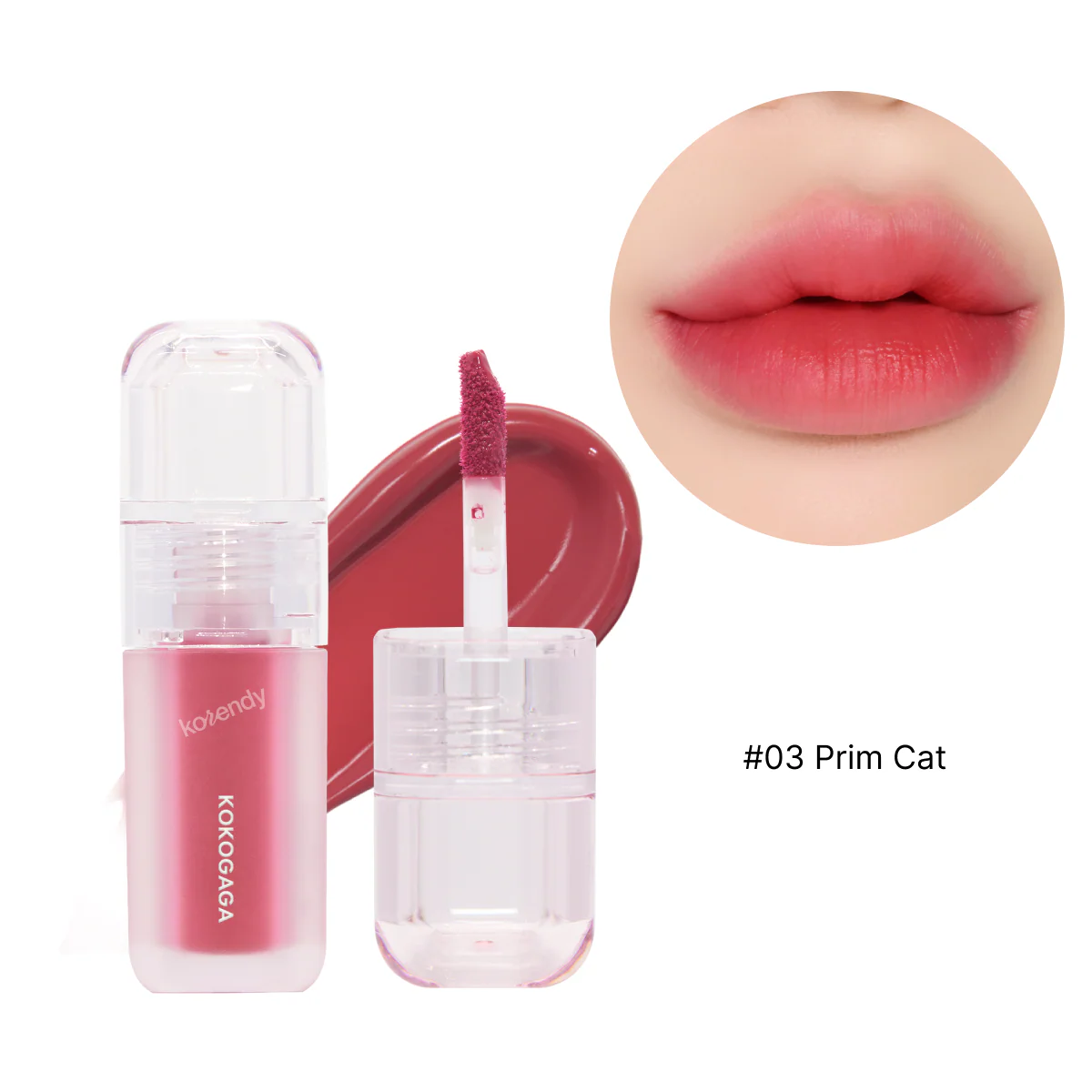 KOKOGAGA - Grooming Velvet Tint (Hibiskus Çiçeği Özlü Kadifemsi Dokulu Tint) 4g - Image 3