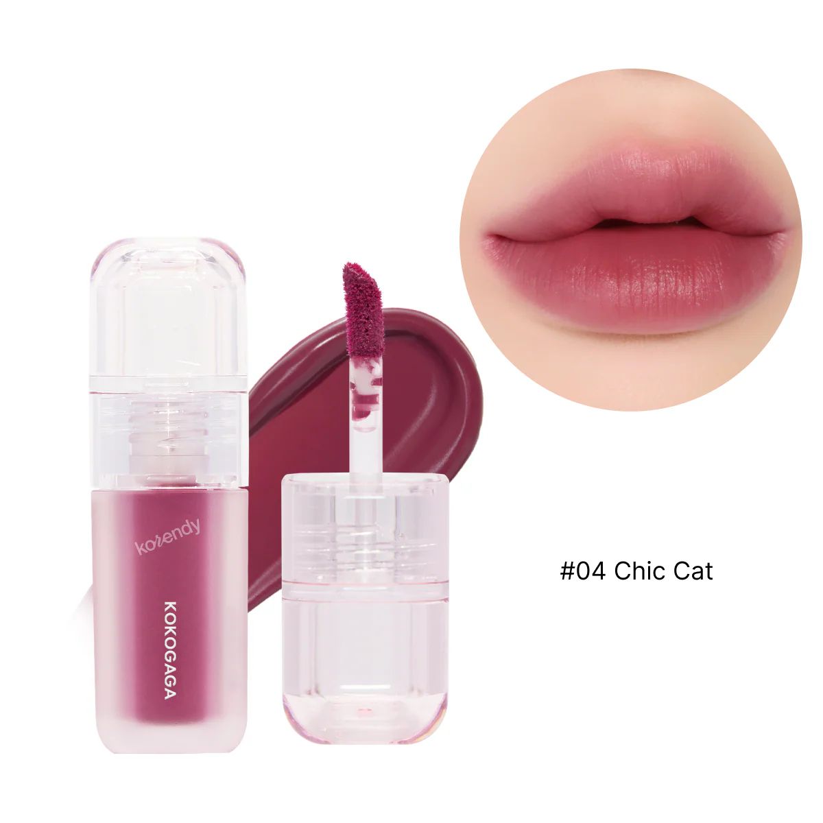 KOKOGAGA - Grooming Velvet Tint (Hibiskus Çiçeği Özlü Kadifemsi Dokulu Tint) 4g - Image 4