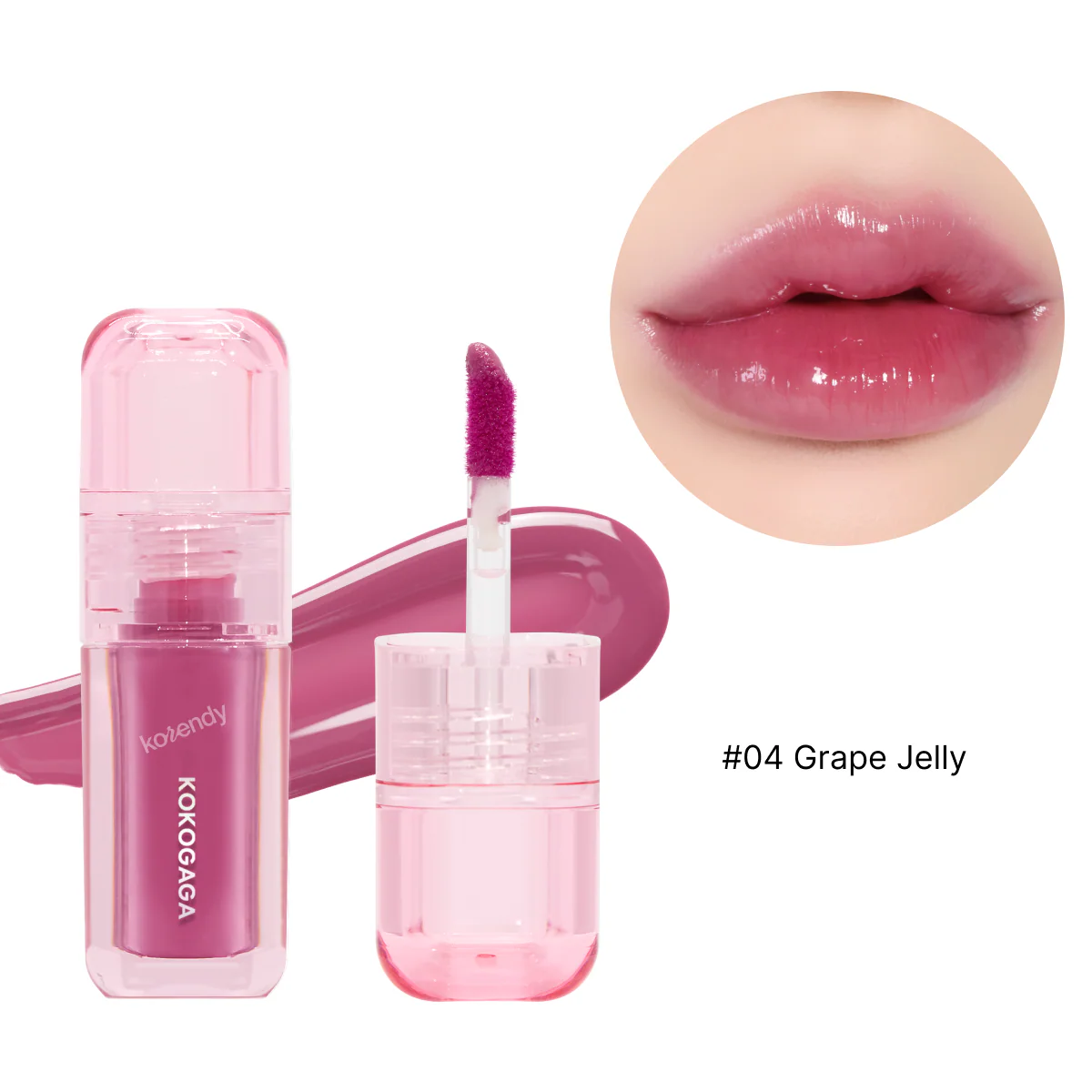 KOKOGAGA - Nyang Jelly Glow Tint (Kuşburnu Meyvesi Özlü Parlak Görünümlü Jel Dokulu Tint) 4g - Image 4