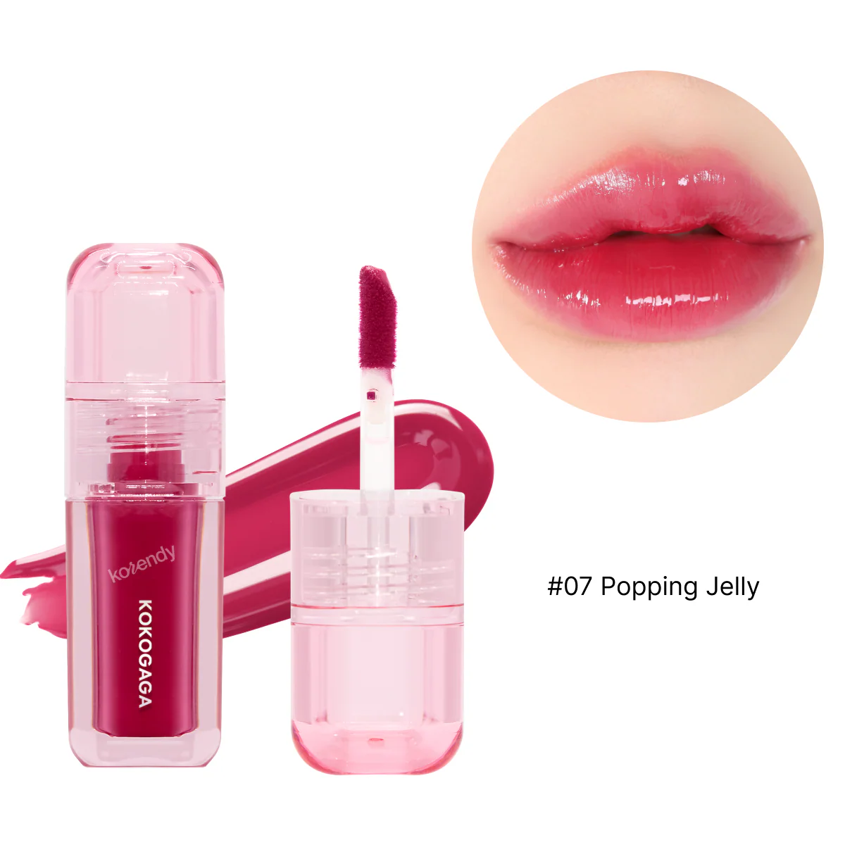 KOKOGAGA - Nyang Jelly Glow Tint (Kuşburnu Meyvesi Özlü Parlak Görünümlü Jel Dokulu Tint) 4g - Image 7