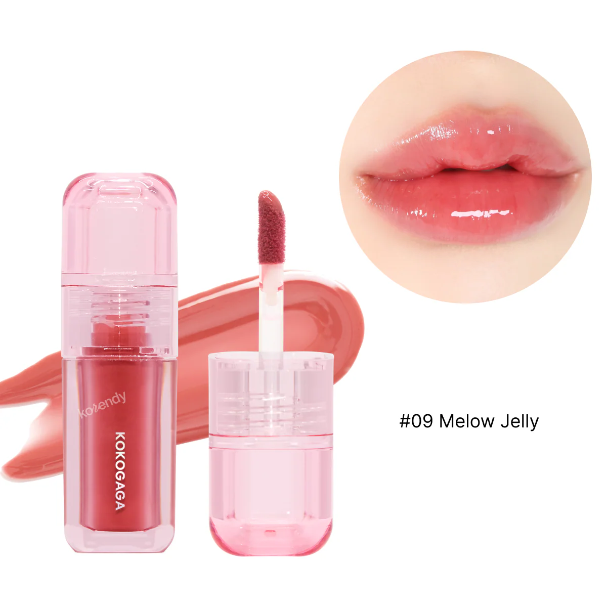 KOKOGAGA - Nyang Jelly Glow Tint (Kuşburnu Meyvesi Özlü Parlak Görünümlü Jel Dokulu Tint) 4g - Image 9