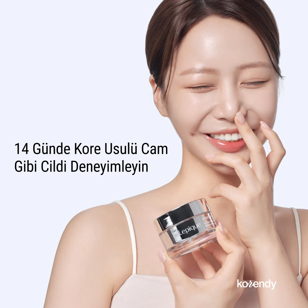 Lepique - Glass Skin 14Days Miracle Retinol Night Cream (Kırışıklık ve Elastikiyet Kaybı Önleyici Cam Cilt Görünümü Veren Retinollü Krem) 50ml - Image 2