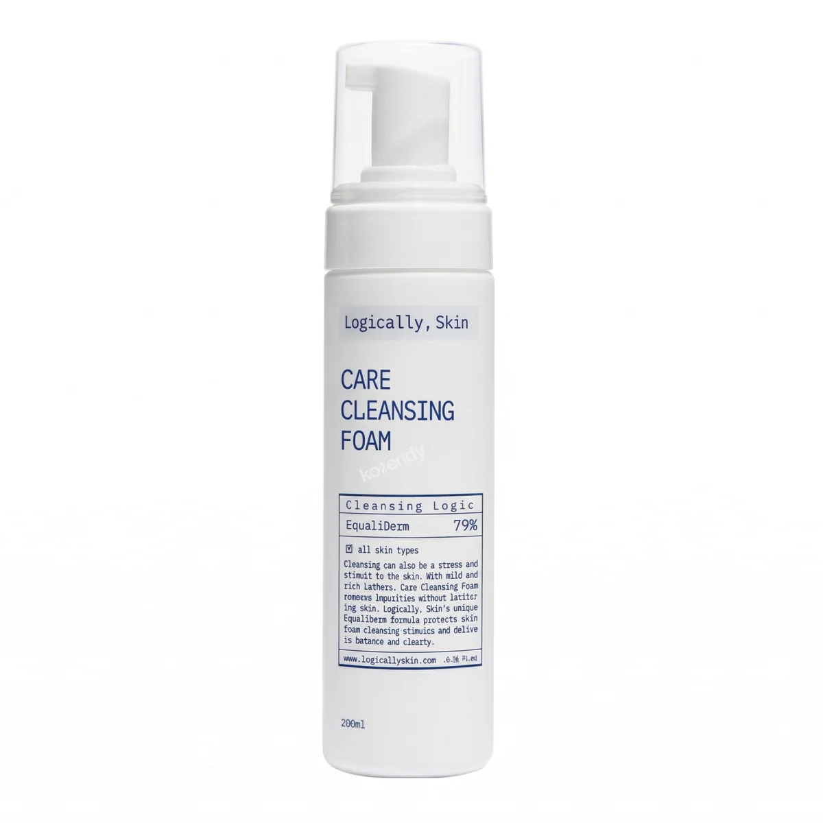Logically Skin - Care Cleansing Foam (Arındırıcı ve Bariyer Koruyucu Pirinç Ferment Filtratlı Köpük Temizleyici) 200ml
