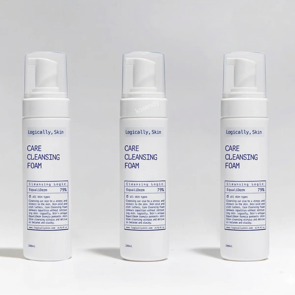 Logically Skin - Care Cleansing Foam (Arındırıcı ve Bariyer Koruyucu Pirinç Ferment Filtratlı Köpük Temizleyici) 200ml - Image 3