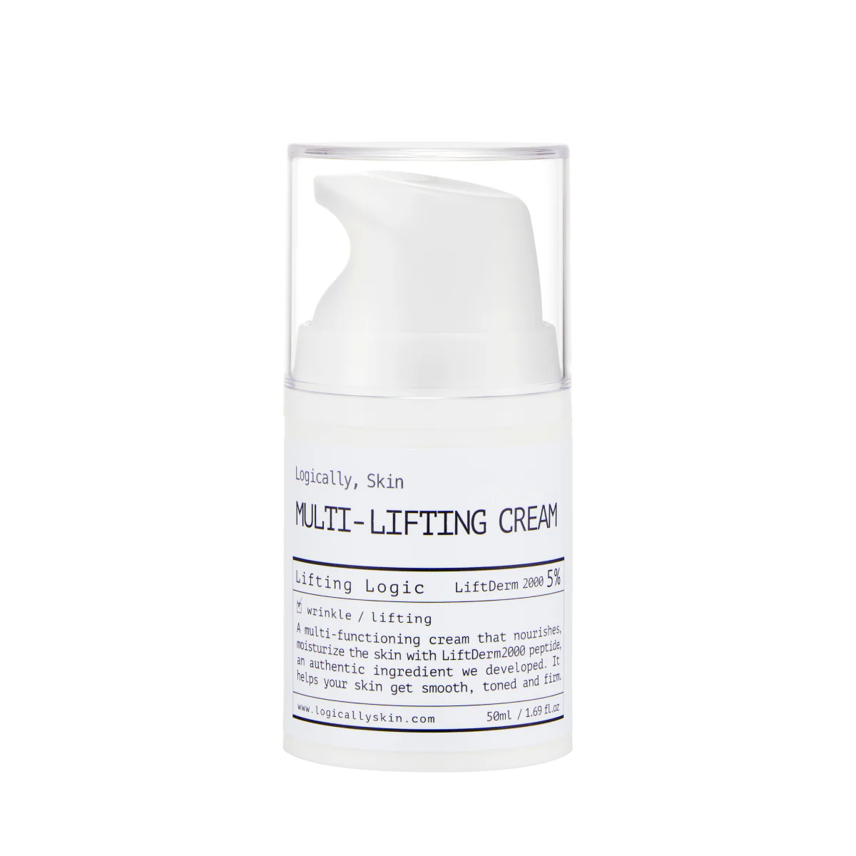 Logically Skin - Multi lifting Cream (Kırışıklık Karşıtı Elastikiyet Koruyucu Peptitli Krem) 50g