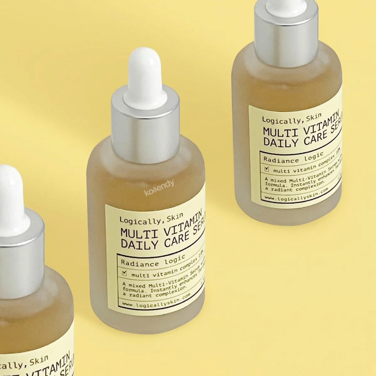 Logically Skin - Multi Vitamin Daily Care Serum (Parlaklık Koruyucu B3 B6 ve B17 Vitaminli Serum ) 50ml - Image 3