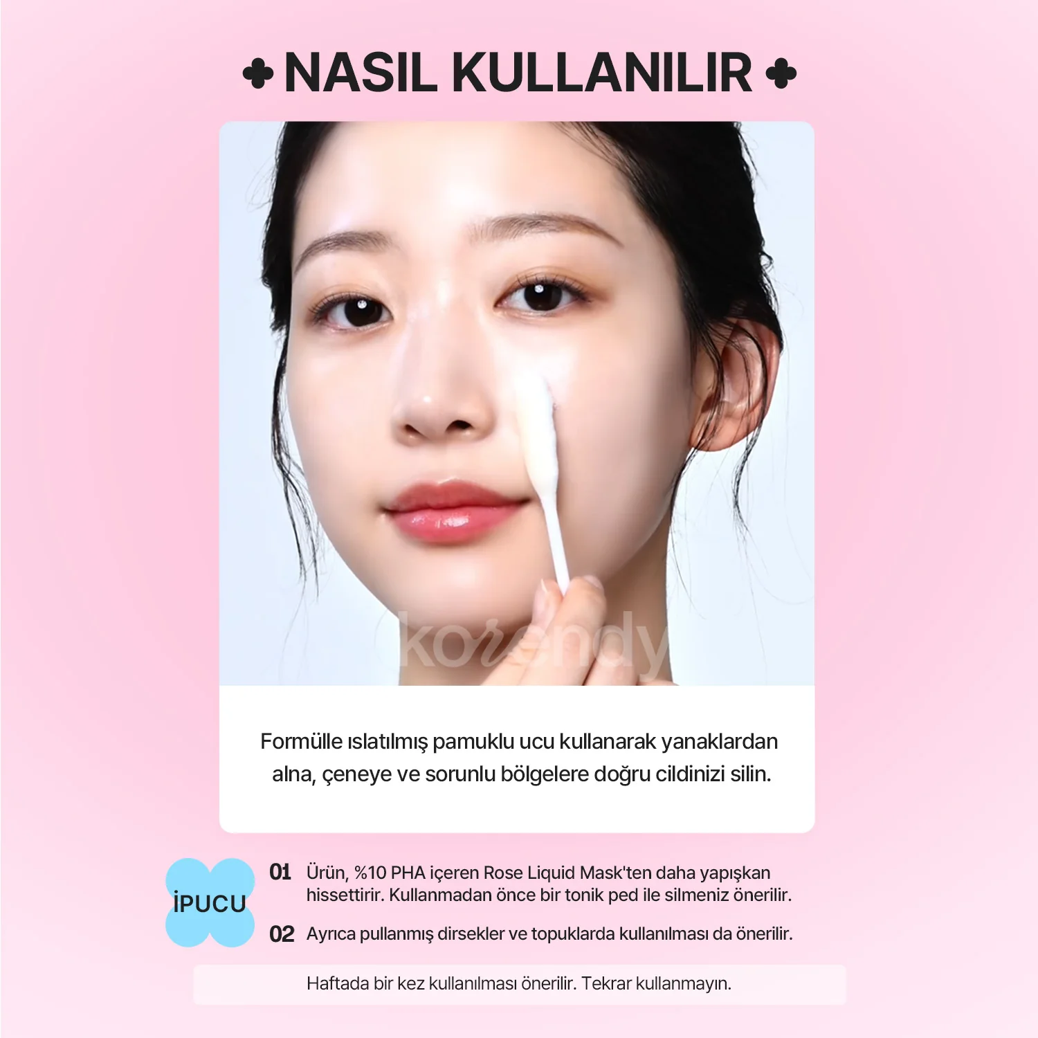 Mamonde - Flora Glow Rose Ball Mask (Doku Yenileyici ve Işıltı Verici %20 PHA & Gül PDRN İçeren Top Maske) 3.5ml - Image 9