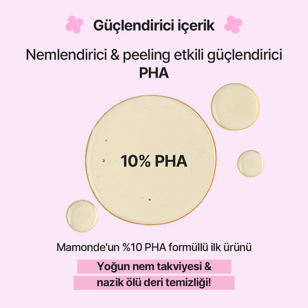 Mamonde - Flora Glow Rose Liquid Mask (Ölü Deri Arındırıcı Pürüzsüzlük Koruyucu ve Parlatıcı Gül Peptitli Sıvı Maske) 80ml - Image 3