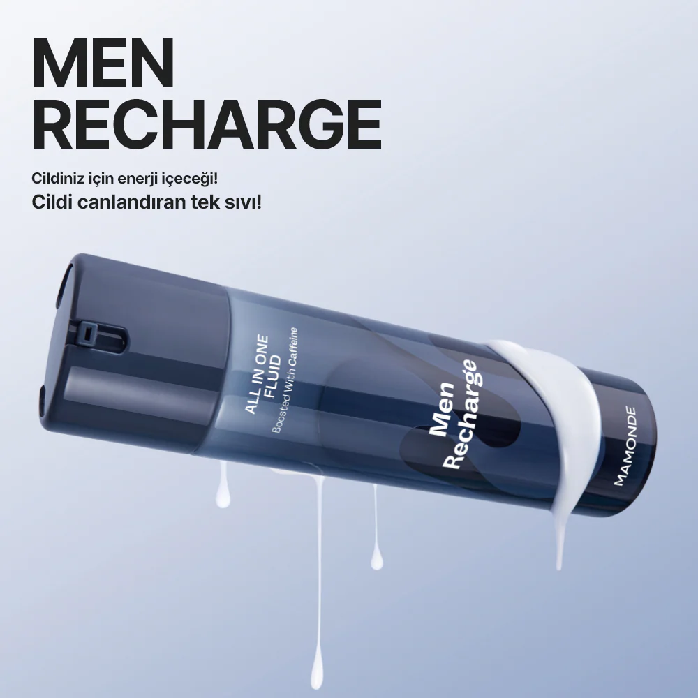 Mamonde - Men Recharging All In One Fluid (Tıraş Sonrası Nemlendirici 3'ü Bir Arada Erkek Bakım Ürünü) 180ml - Image 2