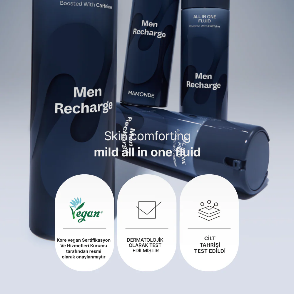 Mamonde - Men Recharging All In One Fluid (Tıraş Sonrası Nemlendirici 3'ü Bir Arada Erkek Bakım Ürünü) 180ml - Image 7