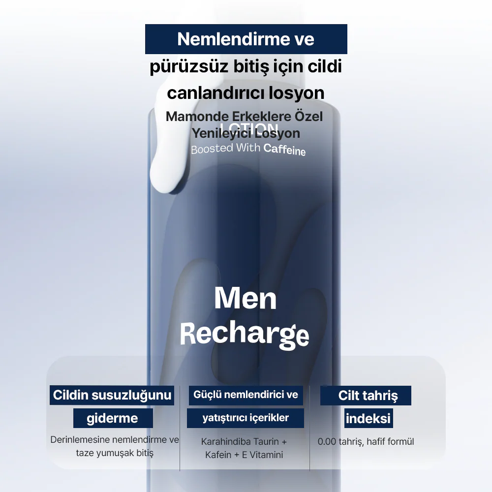 Mamonde - Men Recharging Lotion (Tıraş Sonrası Nemlendirici Erkek Bakım Losyonu) 150ml - Image 3