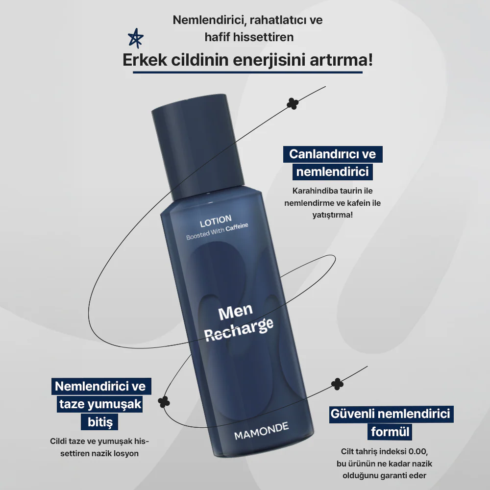 Mamonde - Men Recharging Lotion (Tıraş Sonrası Nemlendirici Erkek Bakım Losyonu) 150ml - Image 4