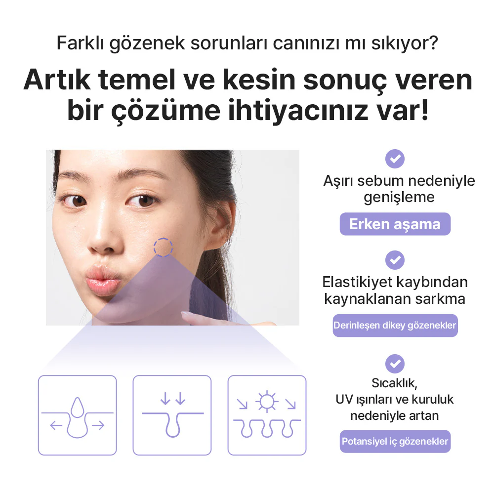 Mamonde - Pore Shrinker Bakuchiol Cream (Geniş Gözenek ve İnce Çizgi Önleyici Bakuchiol İçeren Krem) 60ml - Image 4