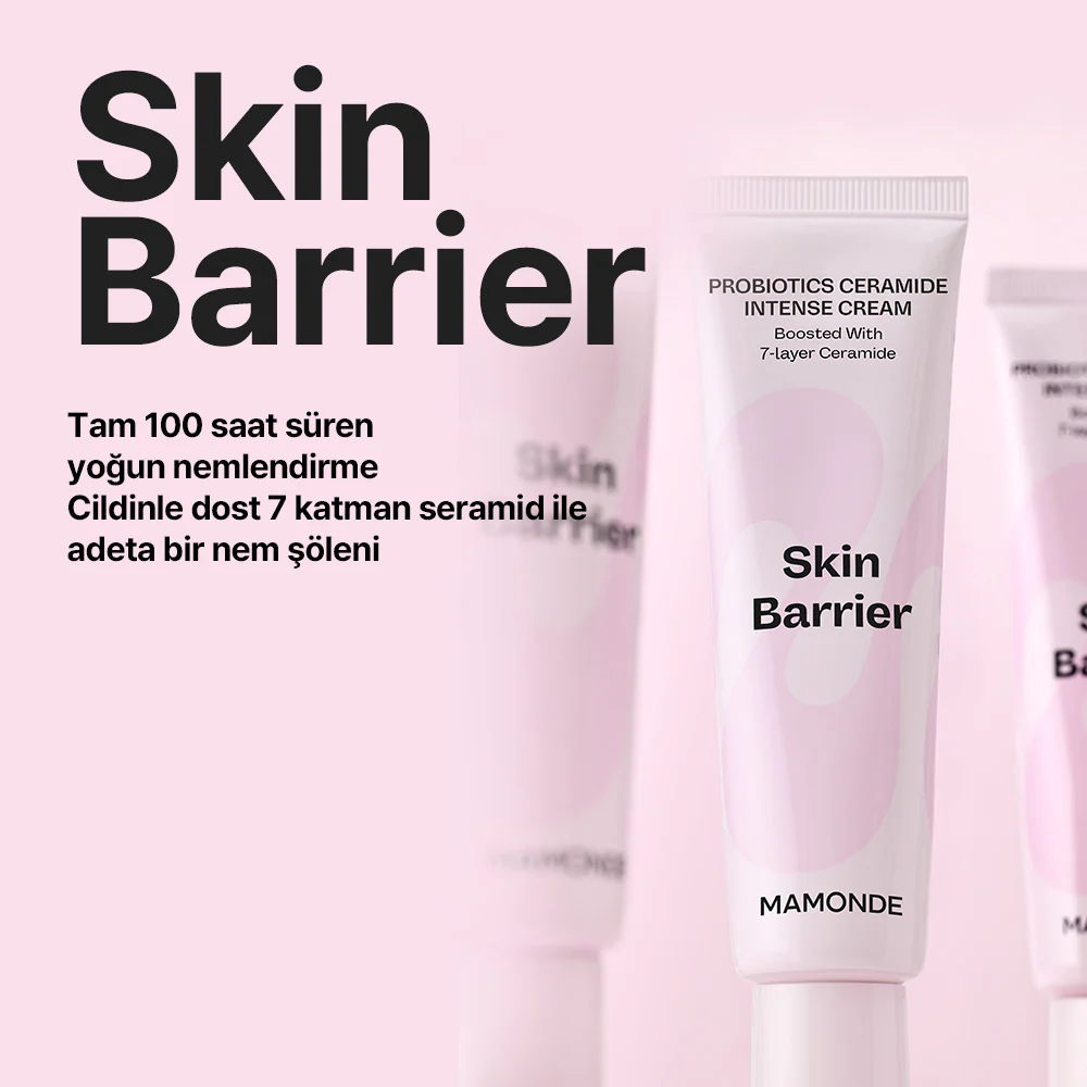 Mamonde - Probiotics Ceramide Intense Cream (Bariyer Koruyucu Nemlendirici Seramidli Krem) 60ml - Image 2