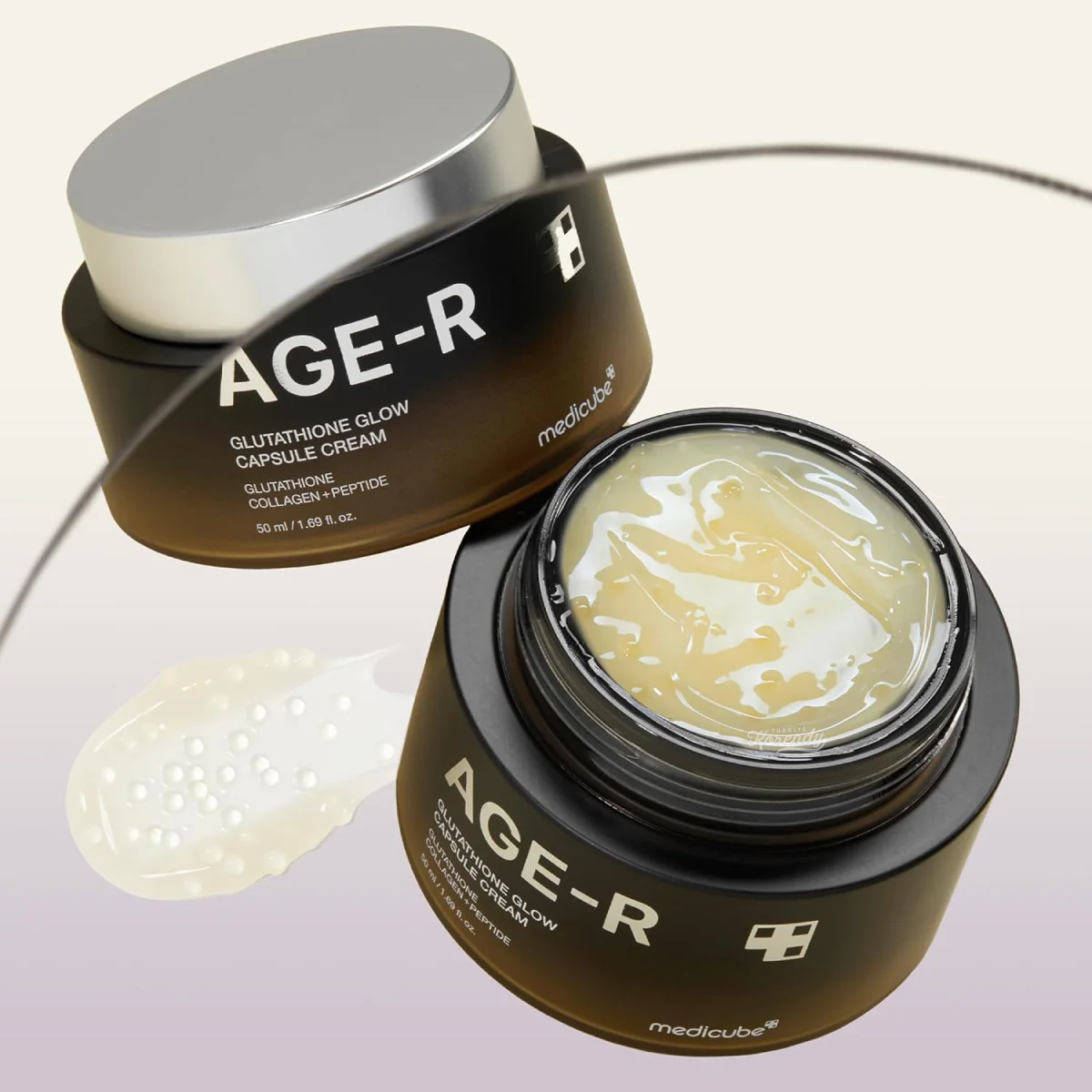 Medicube - Age R Glutathione Glow Capsule Cream (Parlatıcı ve Elastikiyet Artırıcı Yaşlanma Karşıtı Glutatyonlu Krem) 50ml - Image 3