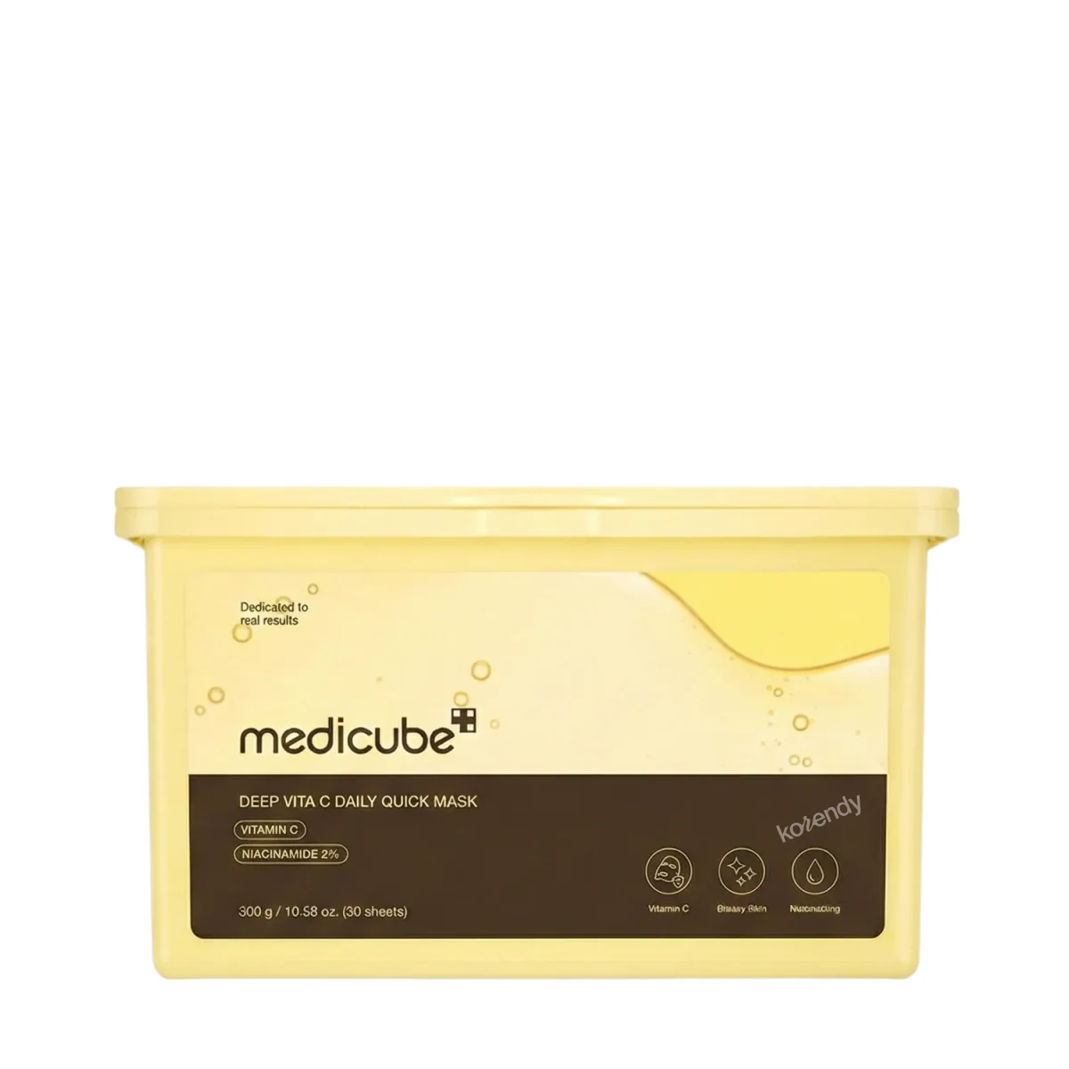 Medicube - Deep Vita C Daily Quick Mask (Parlatıcı ve Donukluk Karşıtı Üçlü Vitamin Kompleksi & Niacinamide İçeren Hızlı Bakım Maskesi) 350g