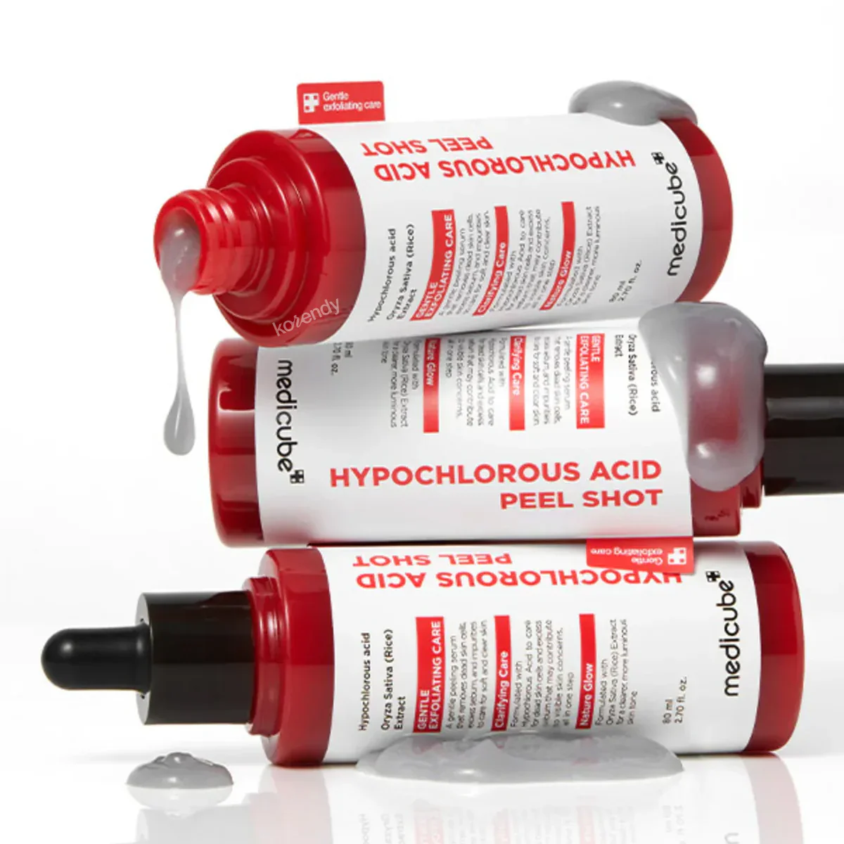 Medicube - Hypochlorous Acid Rice Peel Shot (Arındırıcı ve Gözenek Önleyici Hipokloröz Asit & Pirinç Özlü Peeling Serumu) 80ml - Image 3