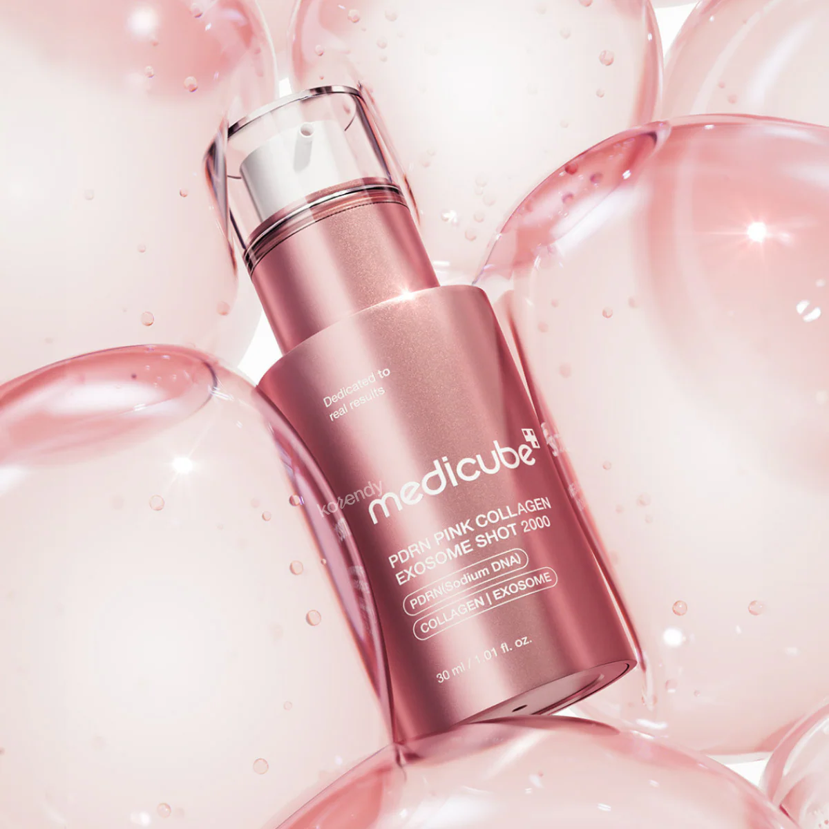 Medicube - PDRN Pink Exosome Shot Serum 2000 (Elastikiyet Koruyucu Somon PDRN ve Eksozom Kaplı Mikro Bakım Ampulü BAŞLANGIÇ Seviyesi) 30ml - Image 3