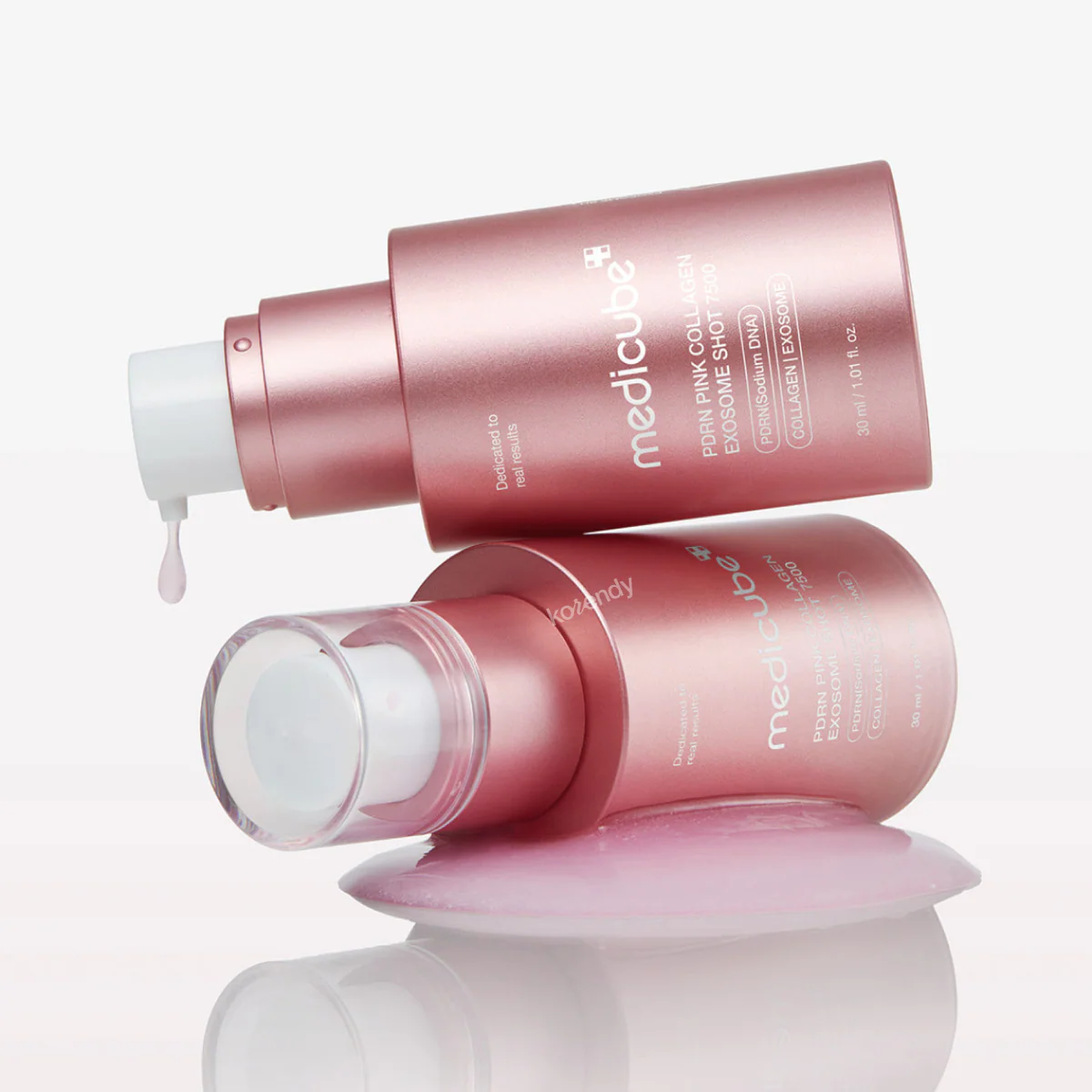 Medicube - PDRN Pink Exosome Shot Serum 7500 (Elastikiyet Koruyucu Somon PDRN ve Eksozom Kaplı Mikro Bakım Ampulü YÜKSEK Seviye) 30ml - Image 2