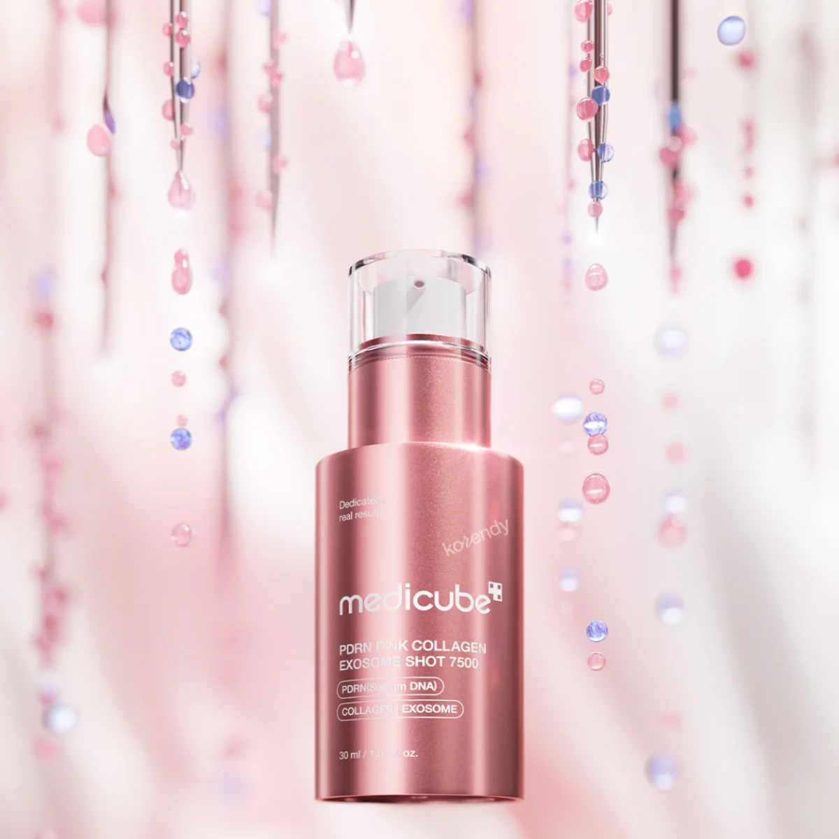 Medicube - PDRN Pink Exosome Shot Serum 7500 (Elastikiyet Koruyucu Somon PDRN ve Eksozom Kaplı Mikro Bakım Ampulü YÜKSEK Seviye) 30ml - Image 3