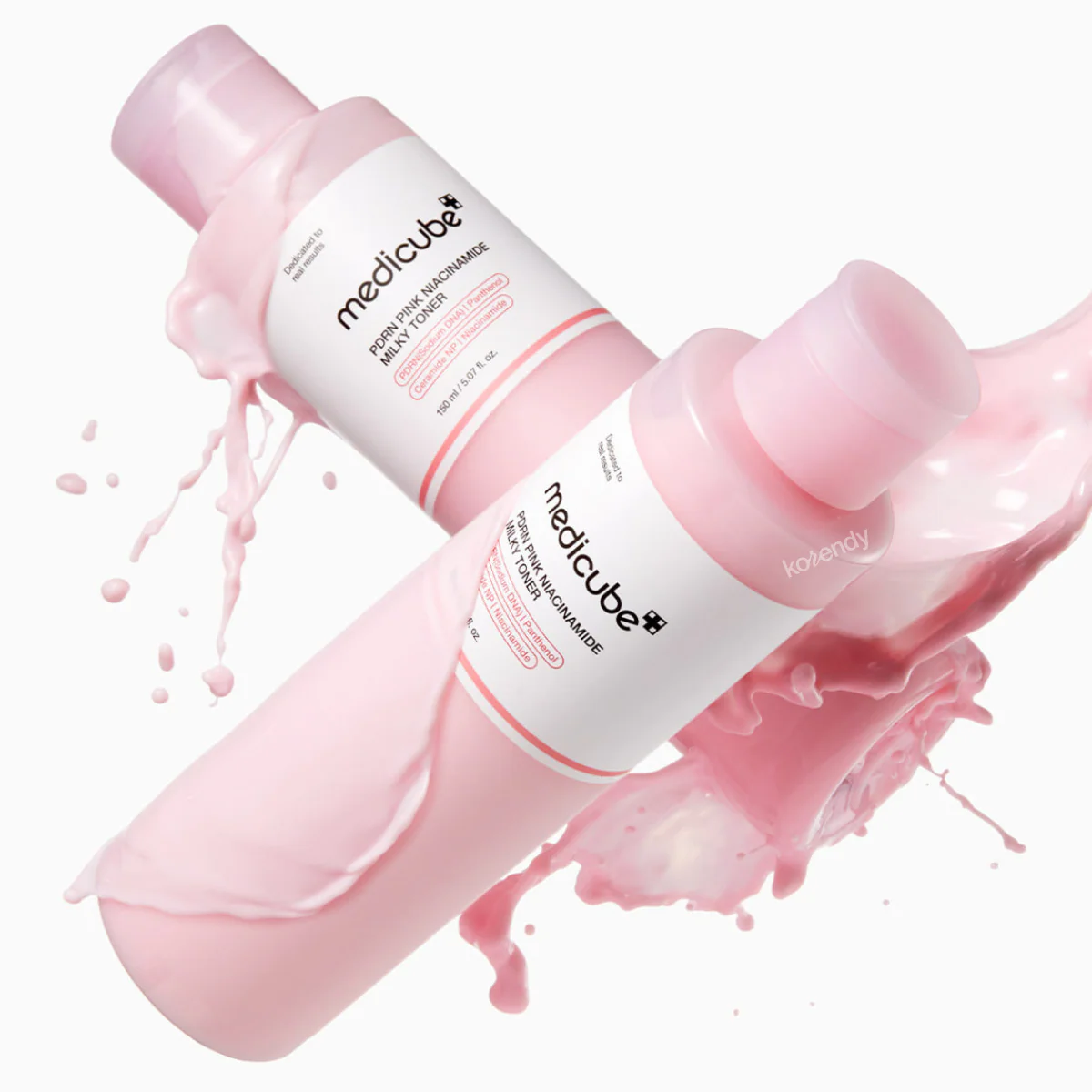 Medicube - PDRN Pink Niacinamide Milky Toner (Parlatıcı ve Nemlendirici Somon PDRN ve Niacinamide İçeren Süt Dokulu Tonik) 150ml - Image 3
