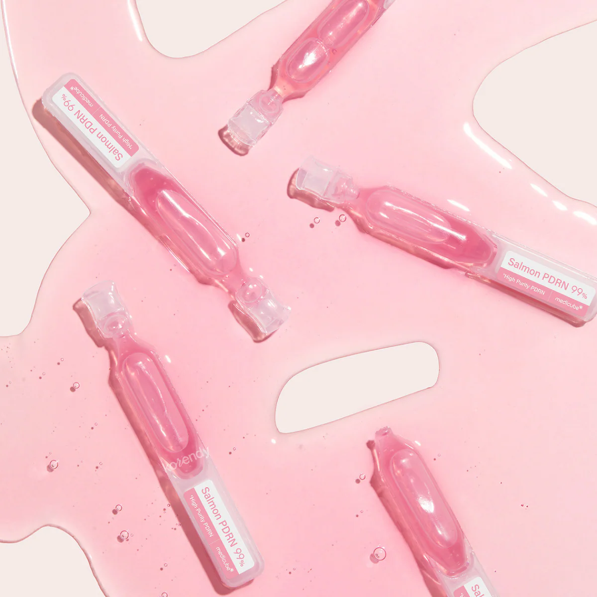 Medicube - PDRN Pink One Day Serum (1.5ml x 10) (Parlatıcı ve Leke Önleyici %99 Saf Somon PDRN ve Kolajen İçeren Tek Dozluk Yoğun Serum) - Image 2