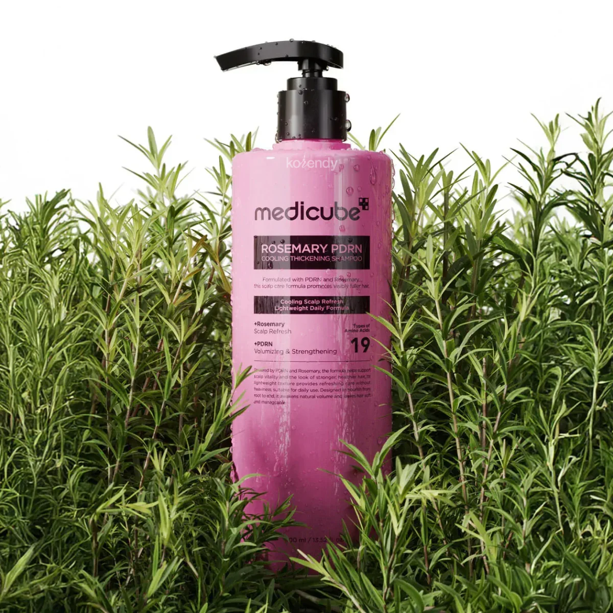Medicube - Rosemary PDRN Cooling Thickening Shampoo (Ferahlatıcı ve Destekleyici Biberiye PDRN ve Amino Asit Destekli Şampuan) 400ml - Image 3