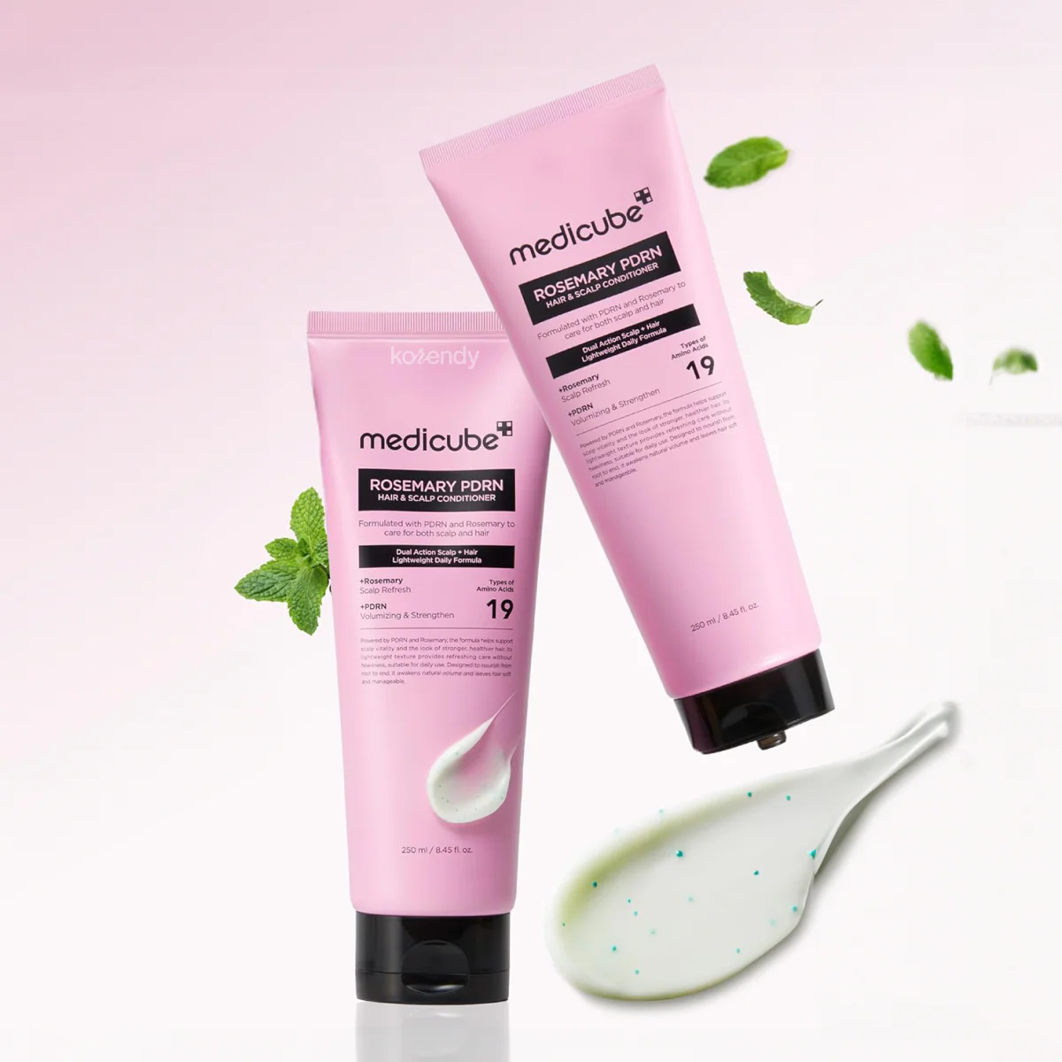 Medicube - Rosemary PDRN Hair & Scalp Conditioner (Biberiye PDRN ve 19 Amino Asitli Çift Etkili Saç ve Saç Derisi Kremi) 250ml - Image 2