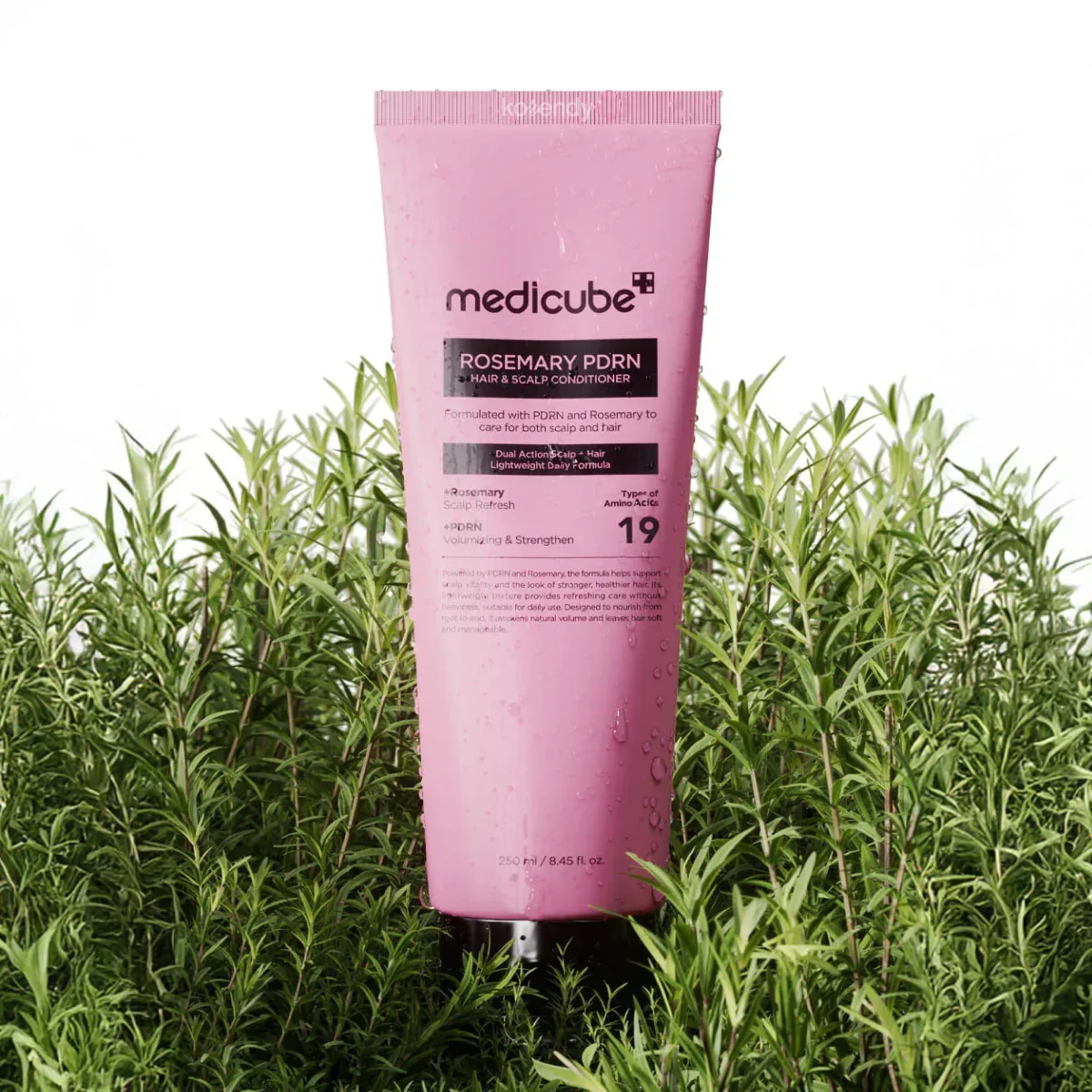 Medicube - Rosemary PDRN Hair & Scalp Conditioner (Biberiye PDRN ve 19 Amino Asitli Çift Etkili Saç ve Saç Derisi Kremi) 250ml - Image 3