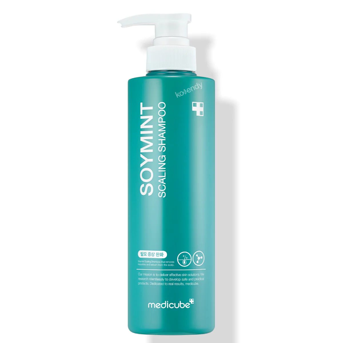 Medicube - Soymint Scaling Shampoo (Yağlı Saç Derisi ve Kepek Karşıtı Arındırıcı Nane ve Oksijenli Şampuan) 490ml