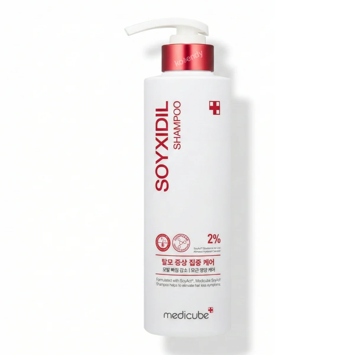Medicube - Soyxidil Shampoo (Dökülme Önleyici Güçlendirici Soya Aktifleri ve Medinoxil İçeren Şampuan) 490ml