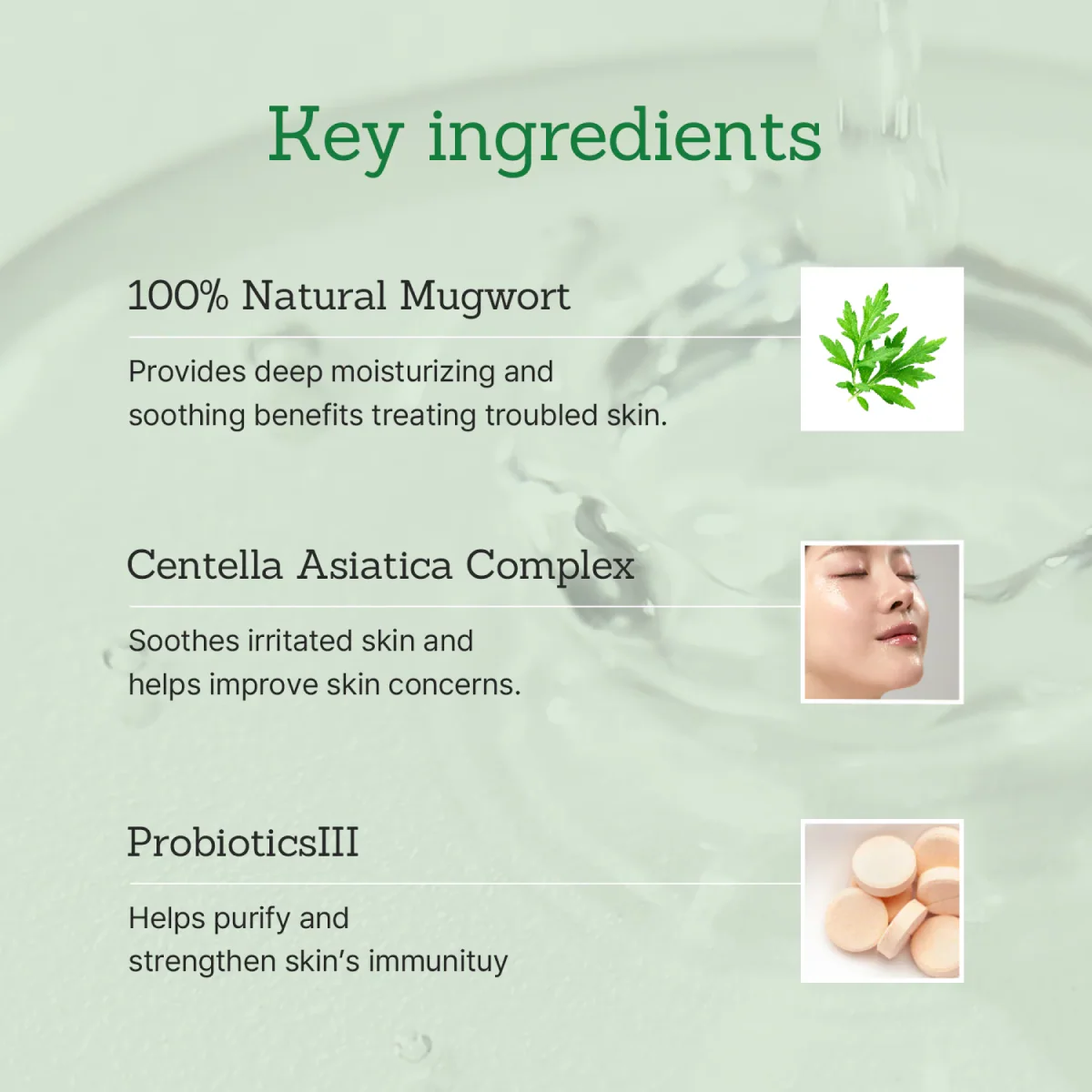 Meditherapy - Mugwort Super Calming Toner (Stres Önleyici Kuruluk ve Kızarıklık Giderici Mugwort Özlü Probiyotikli Tonik) 250ml - Image 3