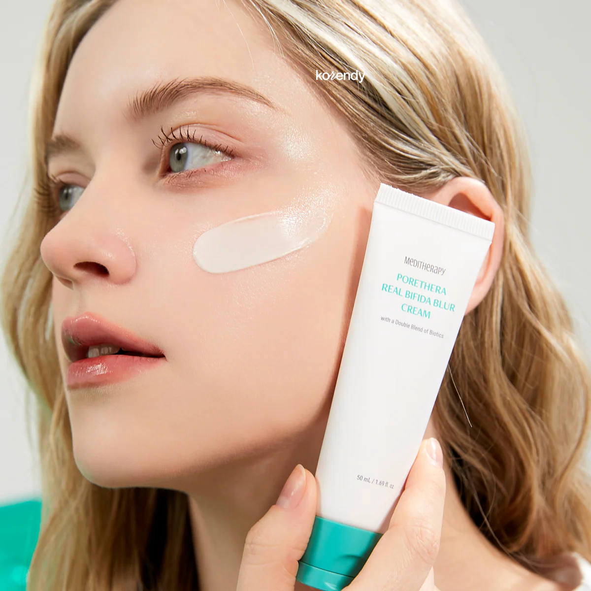 Meditherapy - Porethera Real Bifida Blur Cream (Geniş ve Koyu Görünen Gözenek Önleyici Parlatıcı Tone-Up Etkili Krem ) 50ml (%40 İndirimli) - Image 2