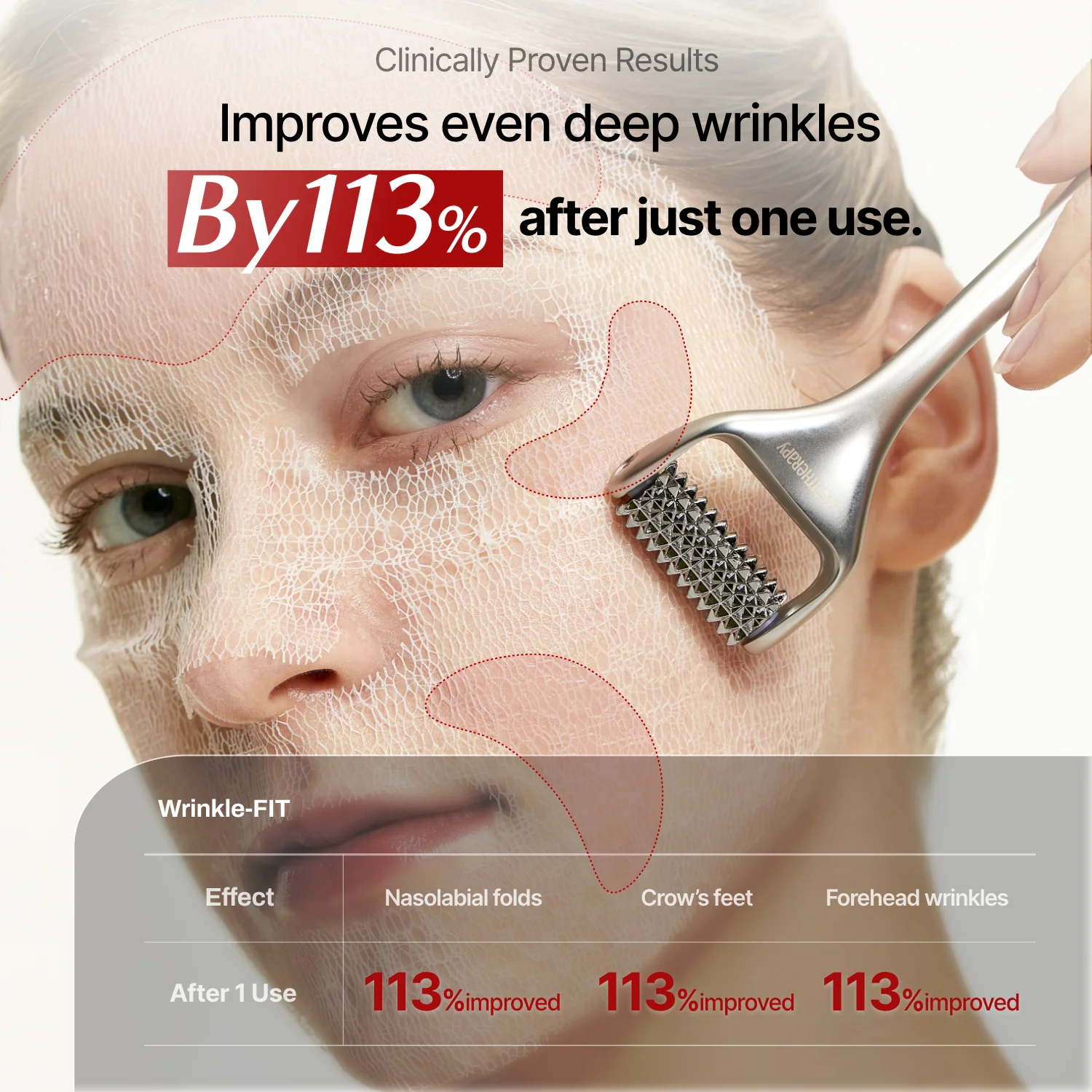 Meditherapy - Wrinkle Fit Mask (Kırışıklık ve Sarkma Önleyici 9 Çeşit Peptitli Cilt Bakım Maskesi) 18g x 7 (%40 İndirimli) - Image 2