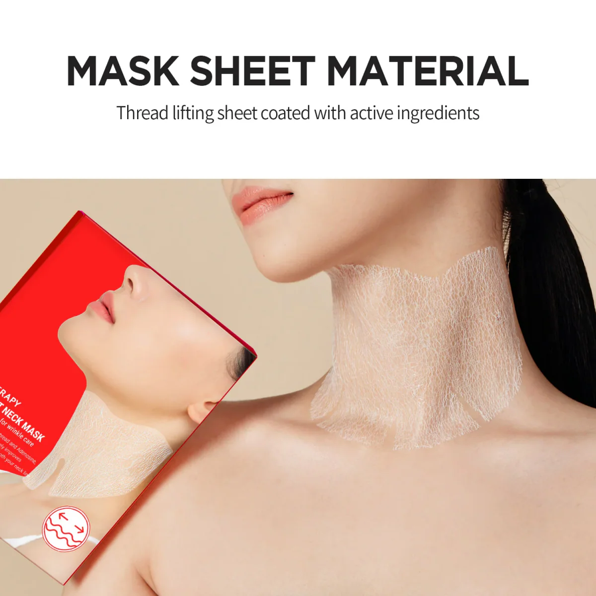 Meditherapy - Wrinkle-Fit Neck Mask (Kırışıklık ve Sarkma Önleyici Boyun Bölgesini Pürüzsüz Tutan Bakım Maskesi) 10g x 7 (%40 İndirimli) - Image 3