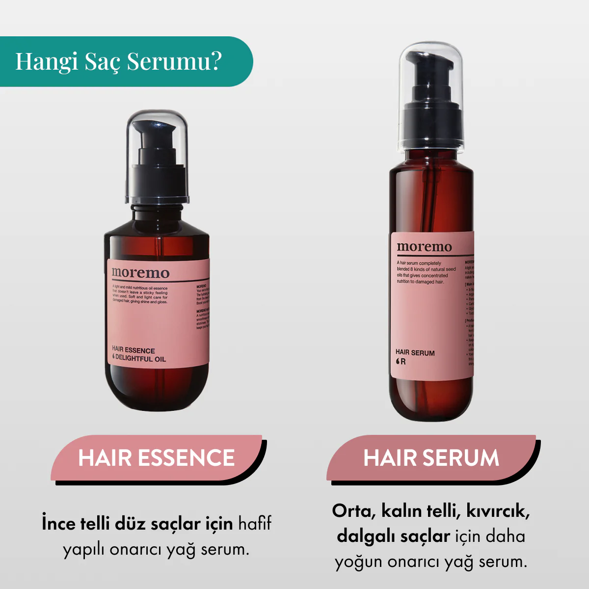 Moremo - Hair Serum (Besleyici Koruyucu Bitkisel Saç Serumu) 120ml - Image 2
