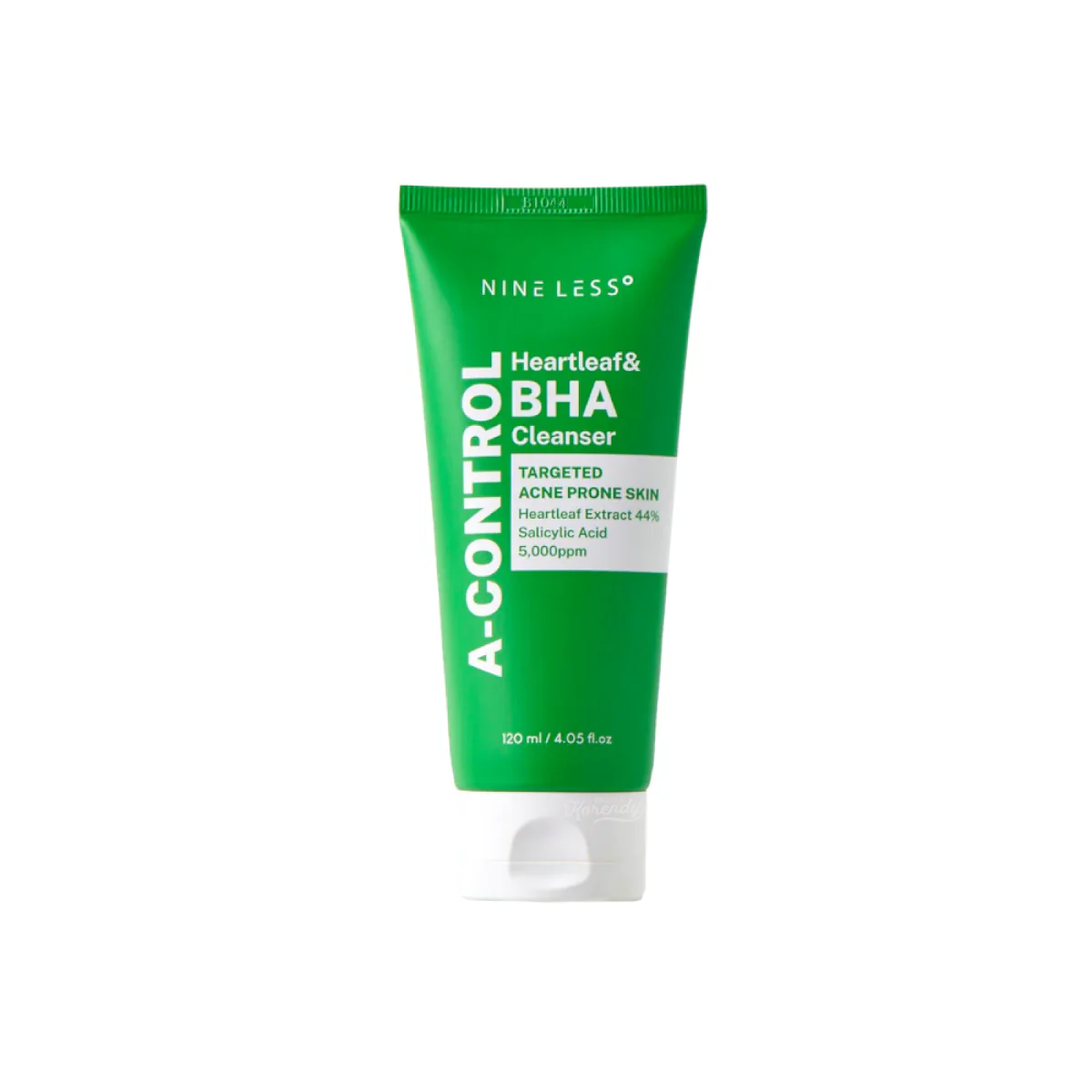 Nineless - A Control Heartleaf & BHA Cleanser (Gözenek ve Aşırı Sebum Karşıtı Kalp Yapraklı Temizleyici) 120ml - Image 2