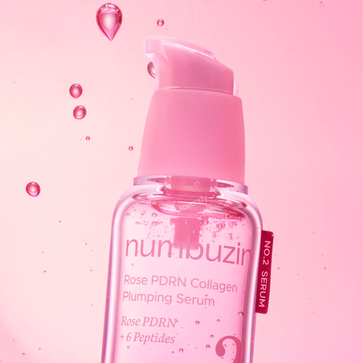 Numbuzin - No.2 Rose PDRN Collagen Plumping Serum (Dolgunlaştırıcı Parlatıcı %5 Gül PDRN ve Peptitli Serum) 30ml (%25 İndirimli) - Image 3