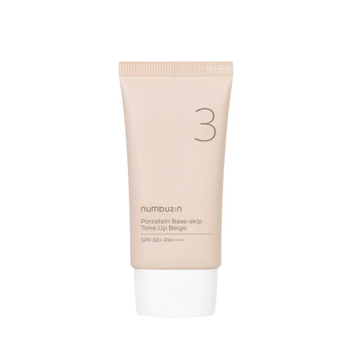 Numbuzin - No.3 Porcelain Base-skip Tone Up Beige SPF50+ PA++++ (Ton Eşitleyici Centella Porselen Cilt Güneş Kremi) 50ml