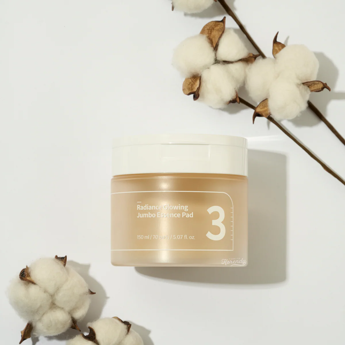 Numbuzin - No.3 Radiance Glowing Jumbo Essence Pad (Parlatıcı ve Besleyici Fermente Özlü Ped) 150ml - Image 3