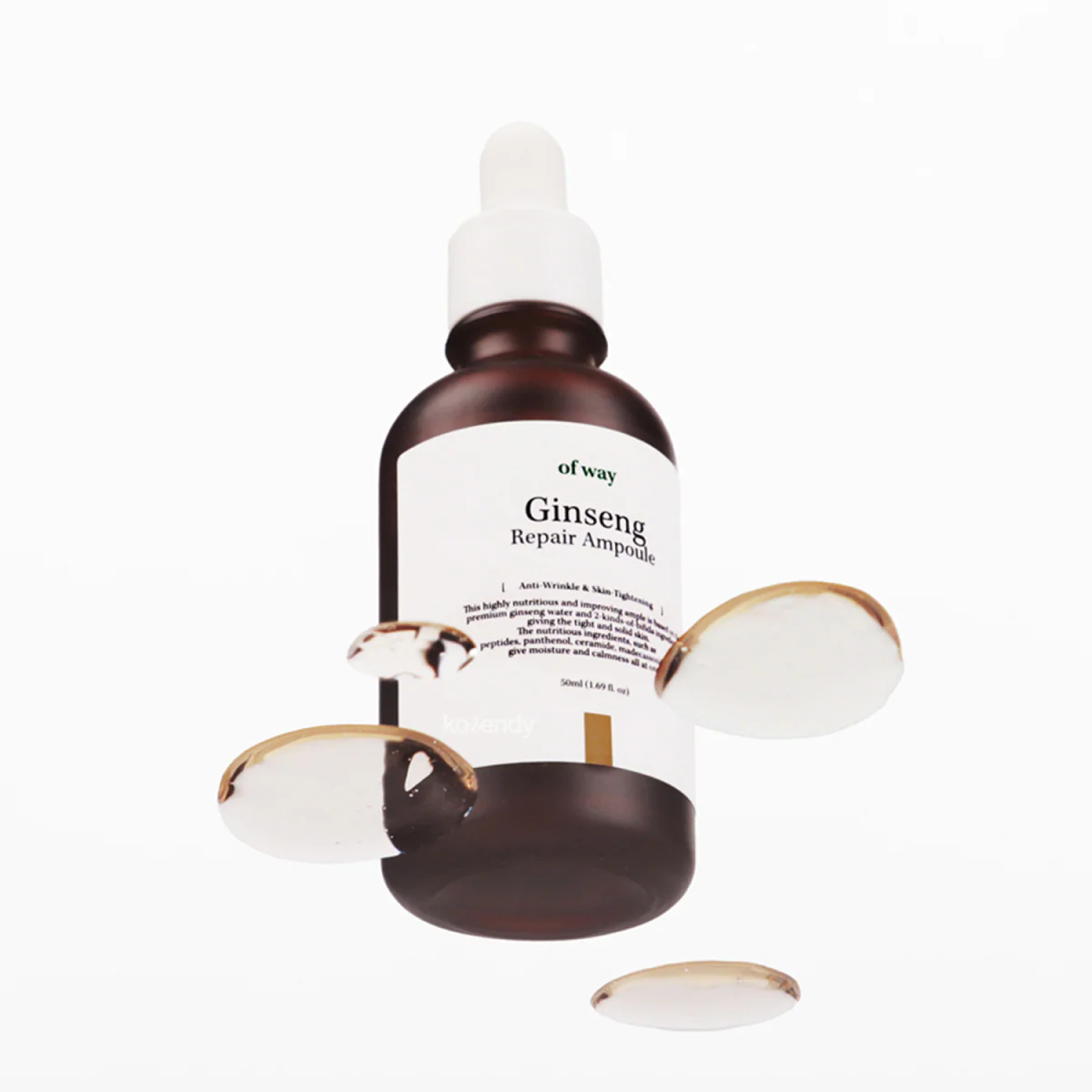 Of Way - Ginseng Repair Ampoule (Kırışıklık Önleyici Esneklik Koruyucu 5 Çeşit Ginsengli Ampul) 50ml - Image 2
