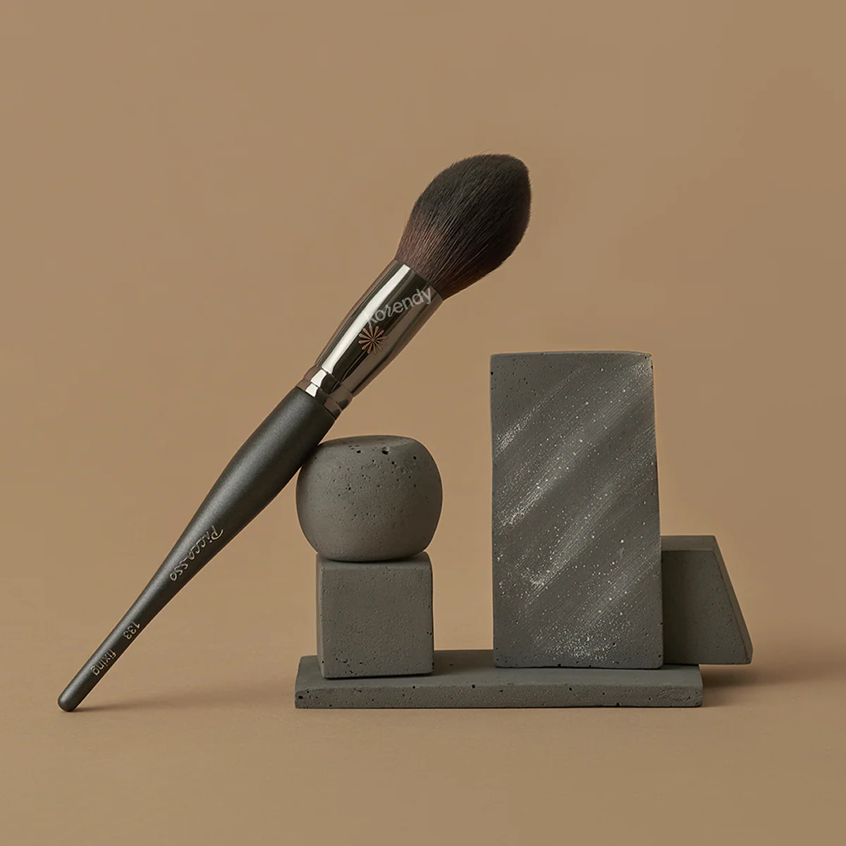 Piccasso - 133 Fixing Powder Brush (Pudra ve Gölgelendirme İçin Yumuşak Dokulu Makyaj Fırçası) - Image 3