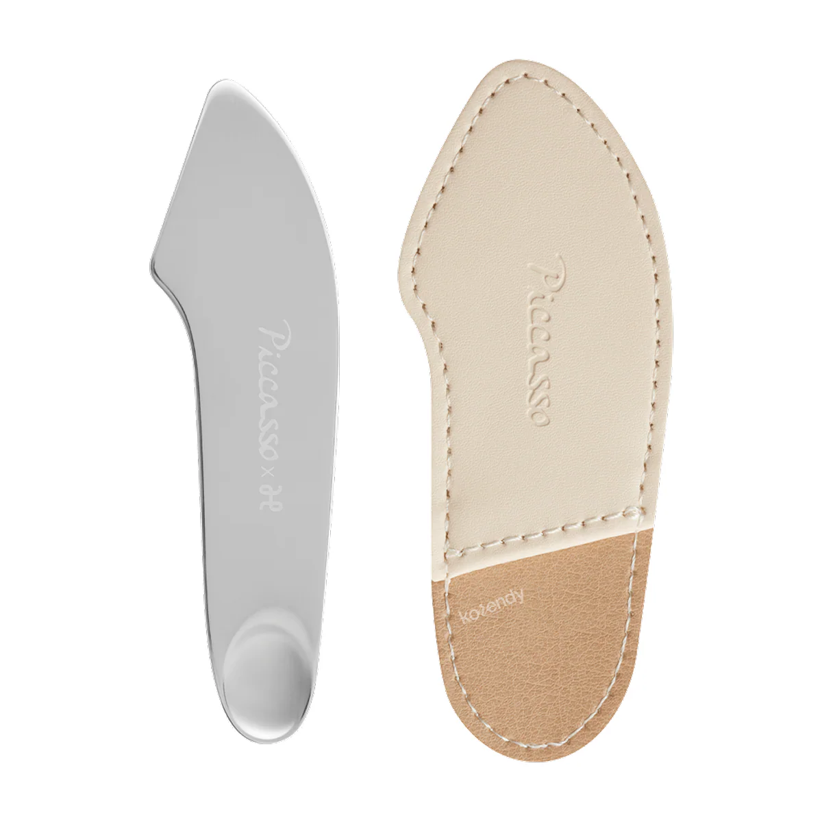 Piccasso - 2 Way Makeup Spatula (Ten Makyajı Uygulamasına Özel Paslanmaz Çelik Spatula)