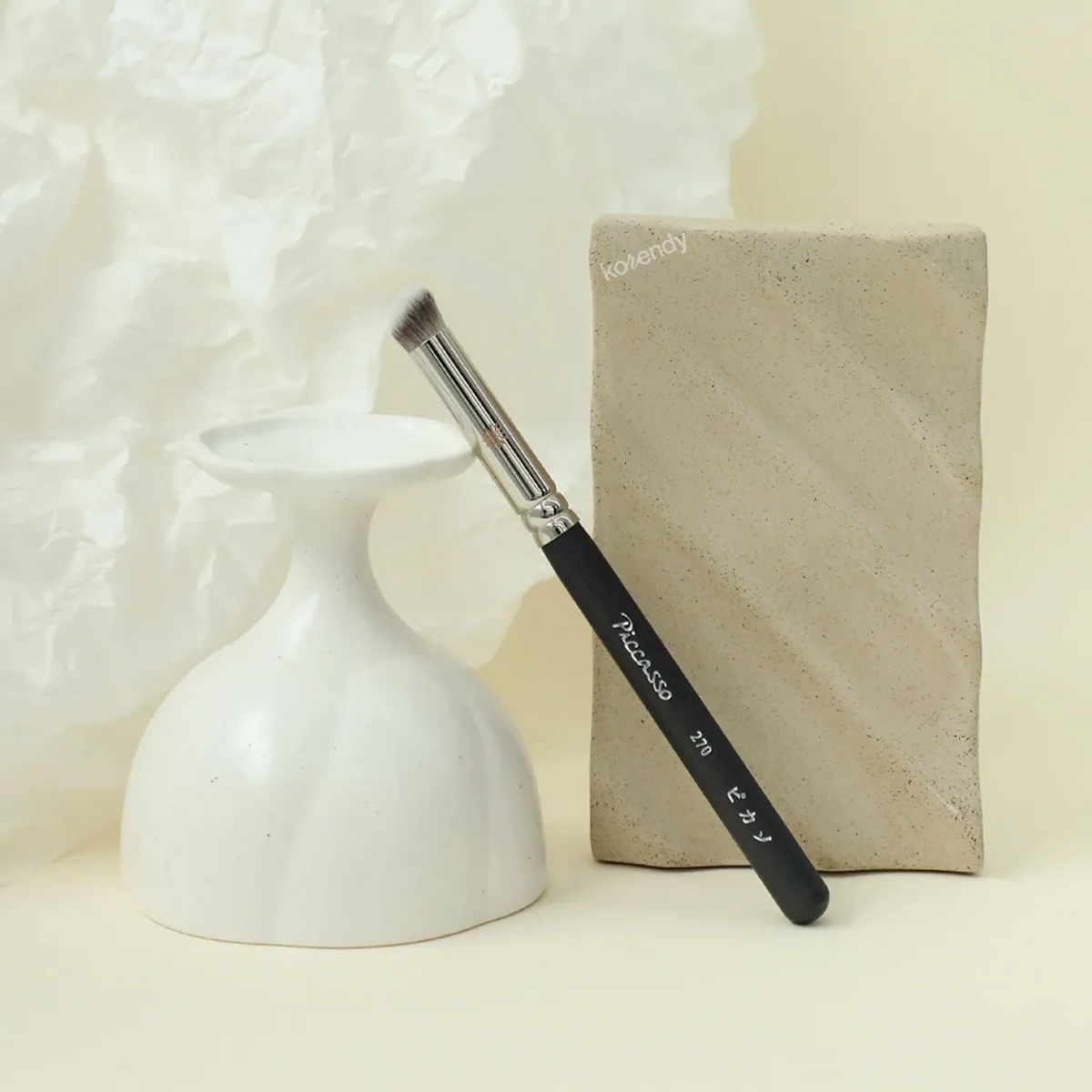 Piccasso - 270 Concealer Brush (Geniş Başlıklı, Yumuşak Kapatıcı Fırçası) - Image 3